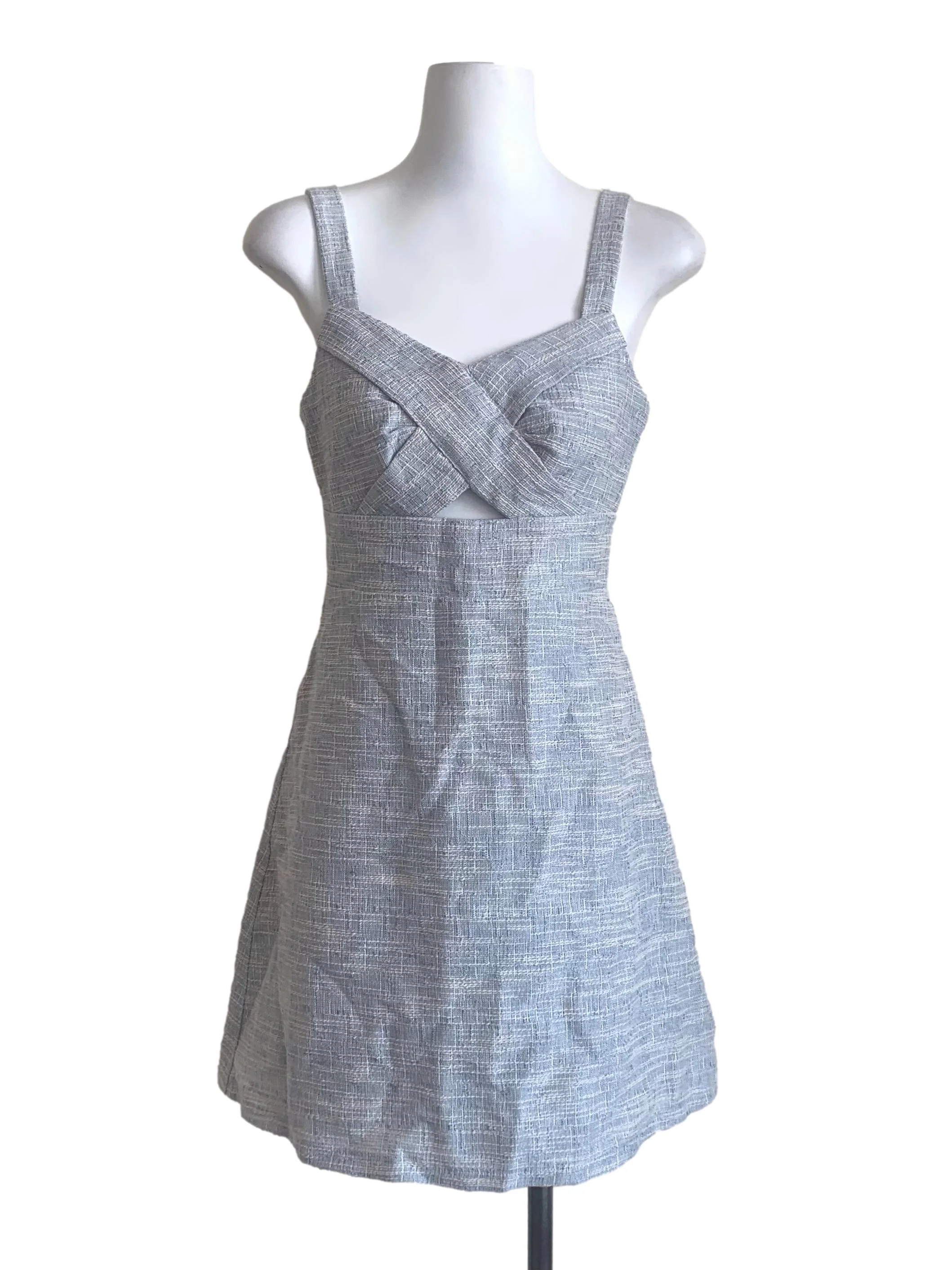 Light Blue Tweed Dress LB