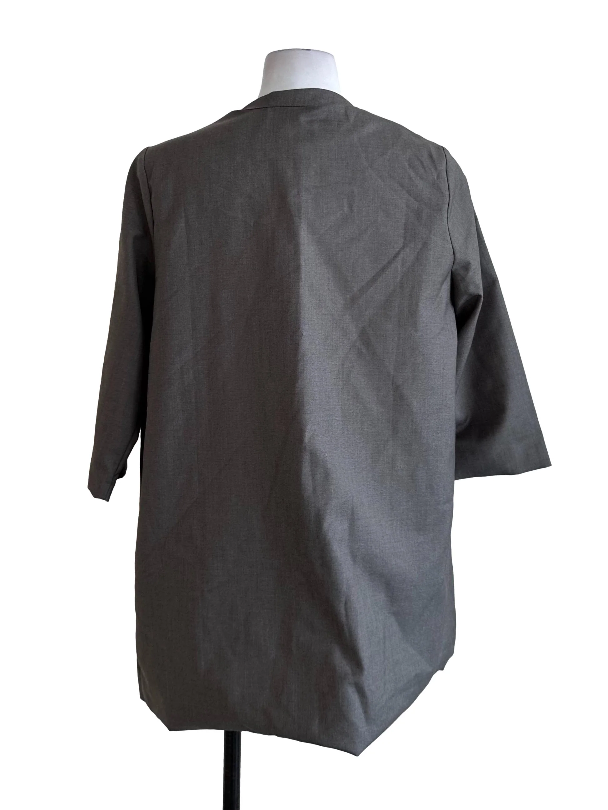 Light Grey Front Open Blazer - Image 2