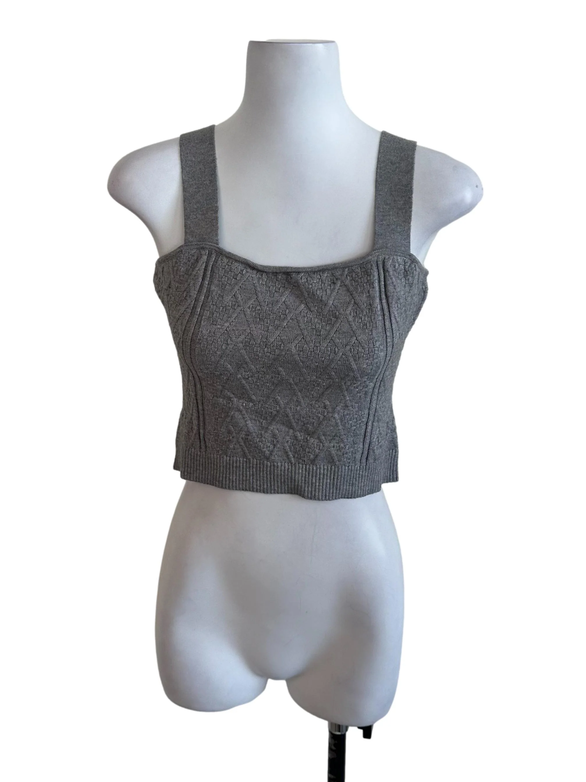 Light Grey Knit Top