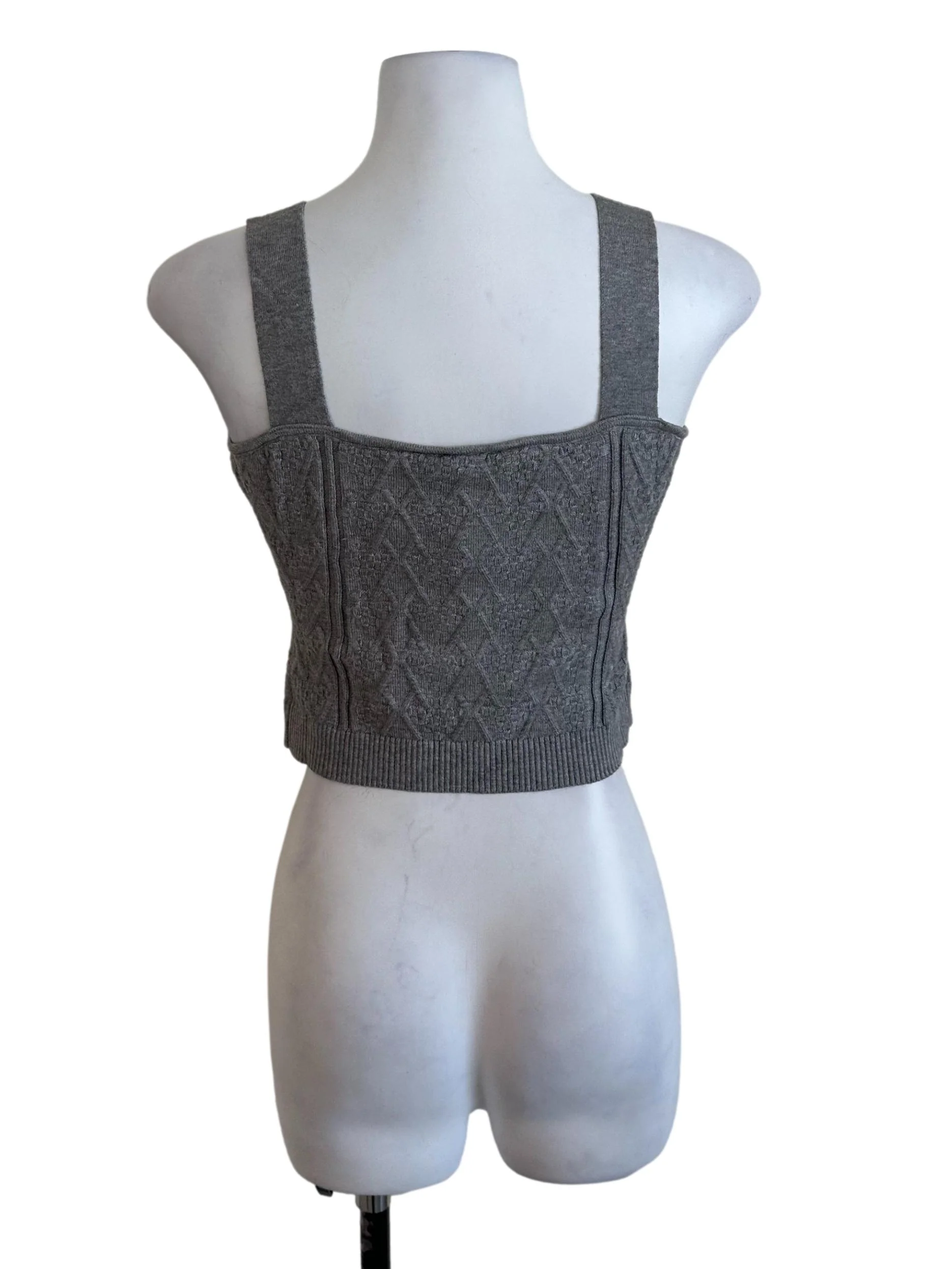 Light Grey Knit Top - Image 2