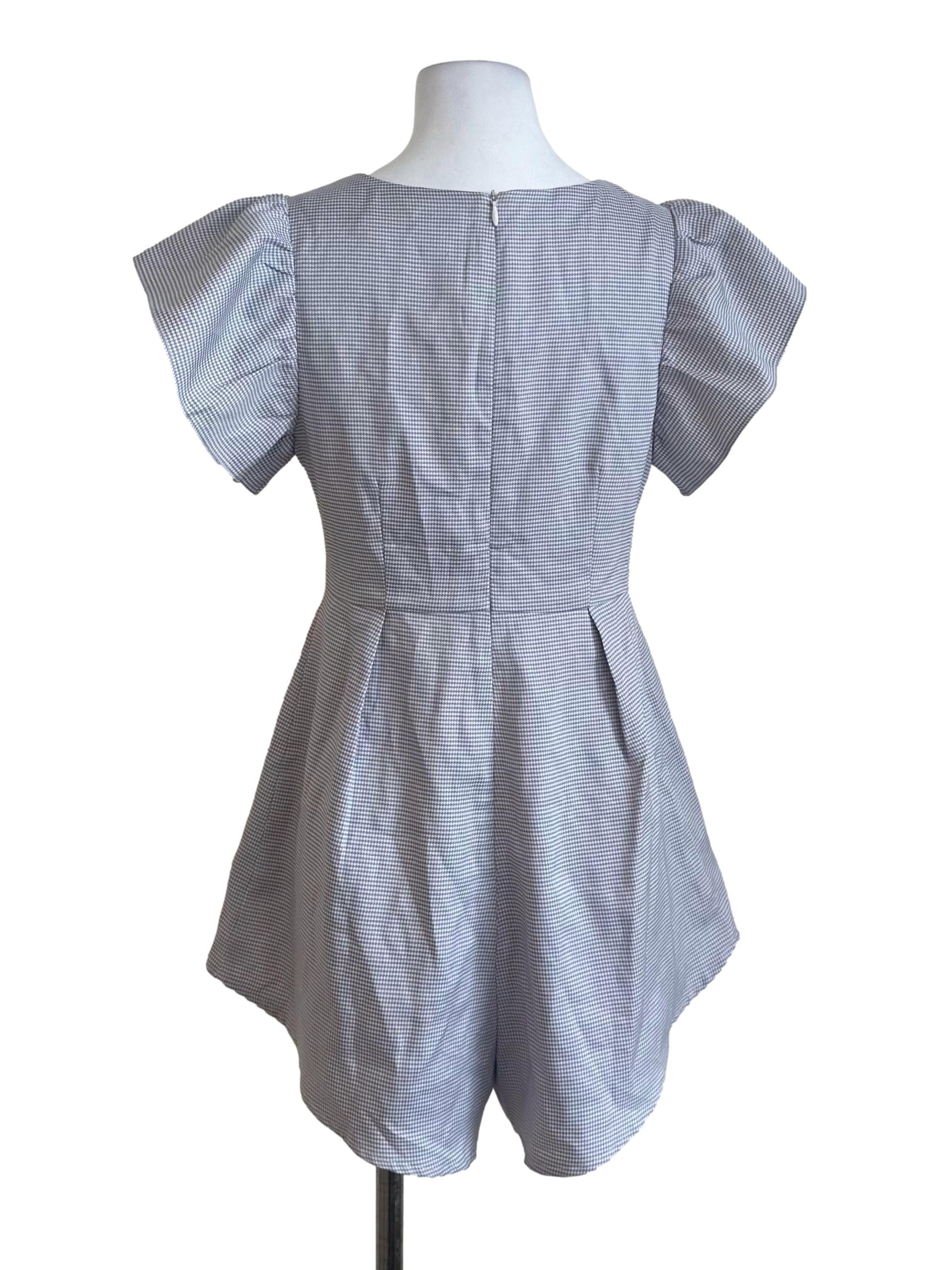 Light Grey Pattern Rompers - Image 2