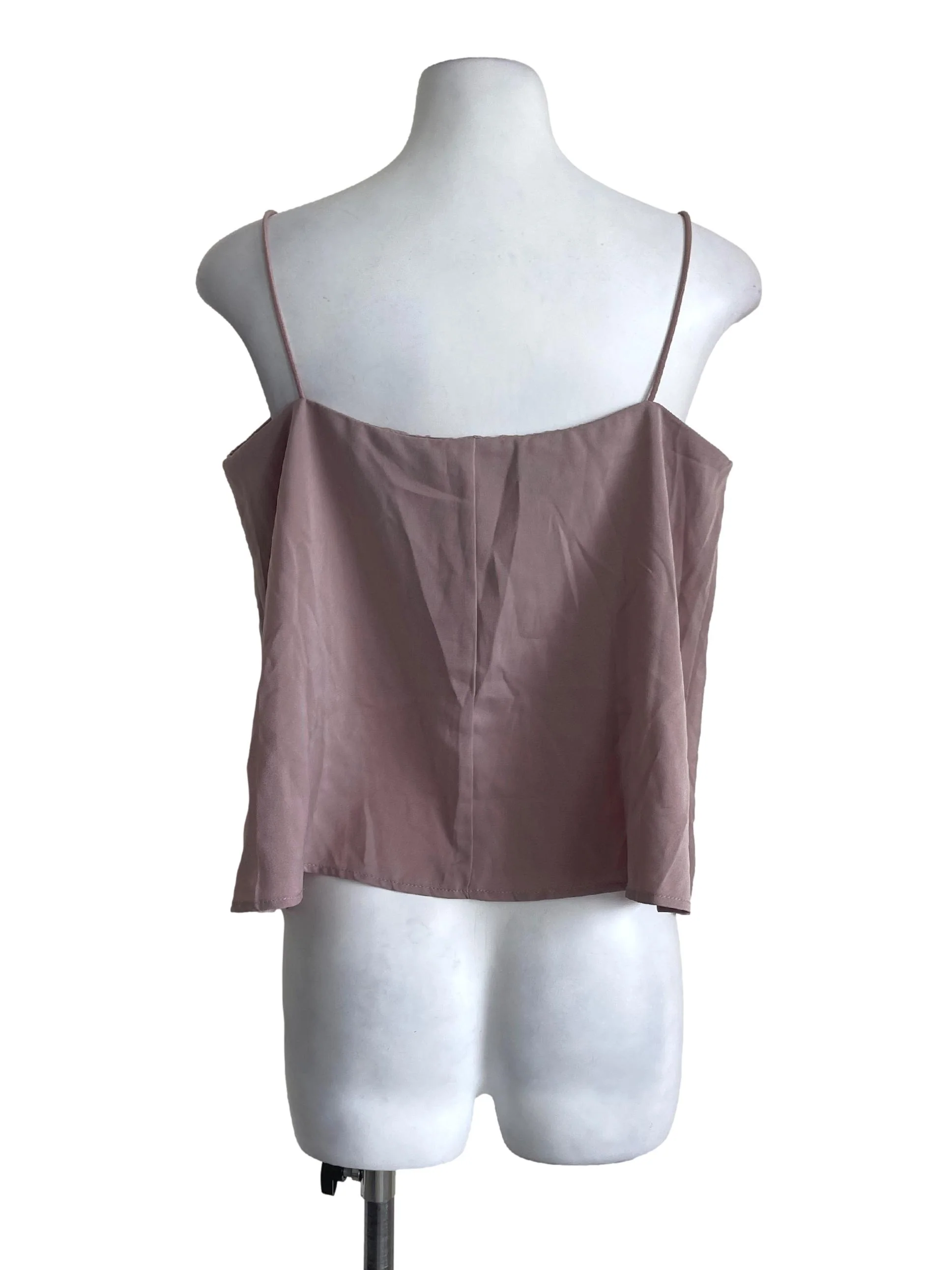 Light Mauve Neckline Crop Top - Image 2