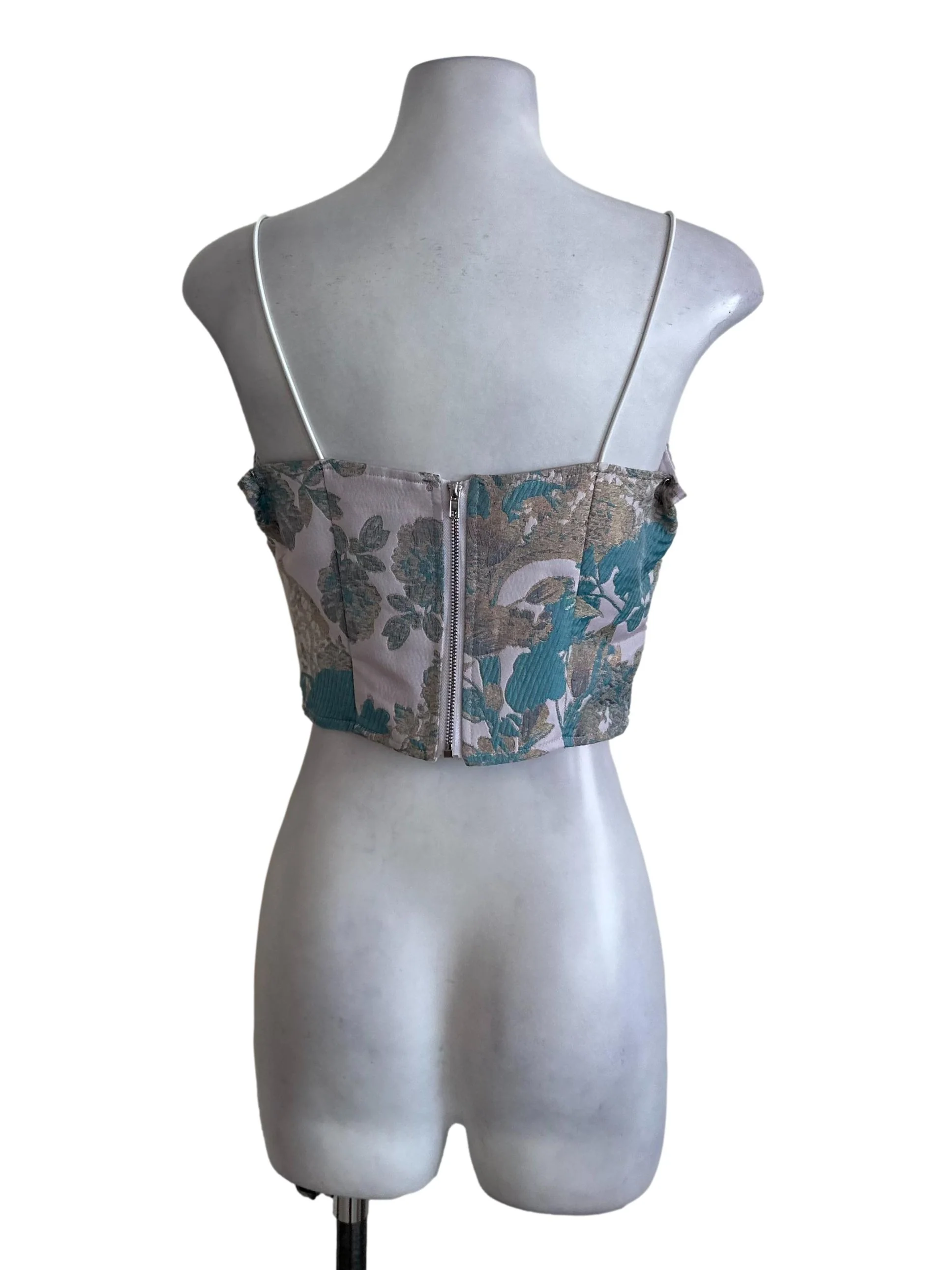 Light Purple Brocade Textured Top - Image 2