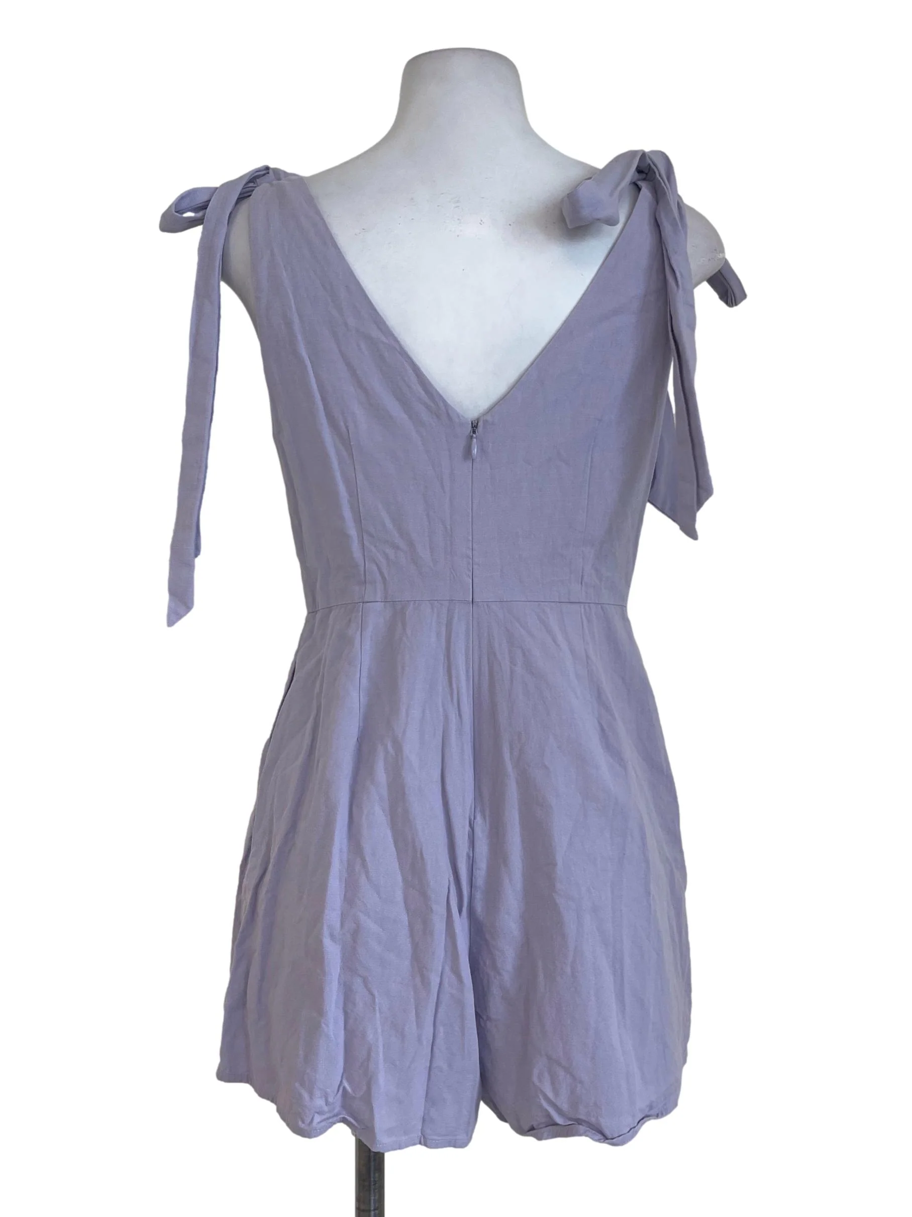 Lilac Plain Playsuit LB - Image 2