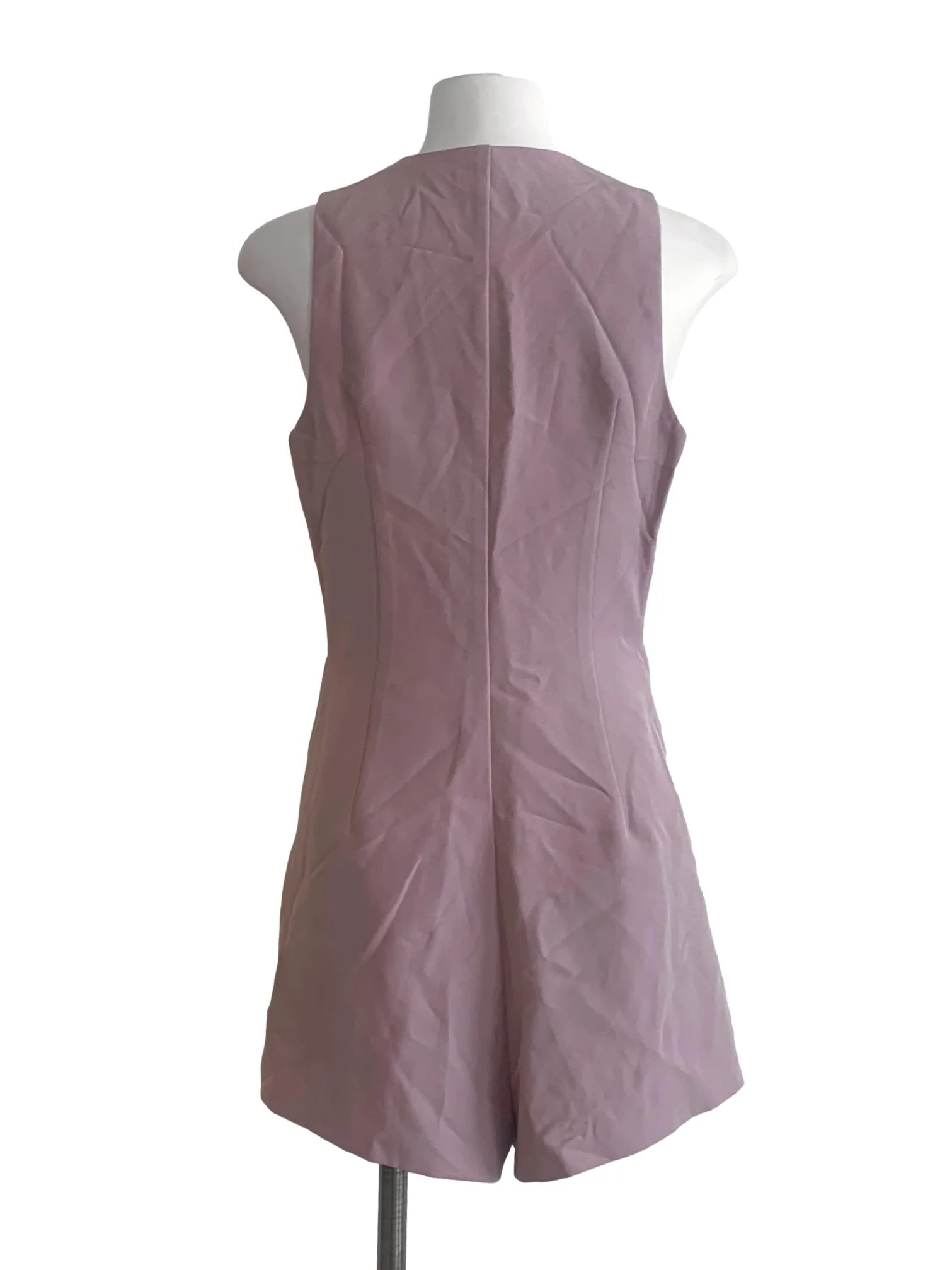 Lilac Purple Single Breasted Romper LB - Image 2