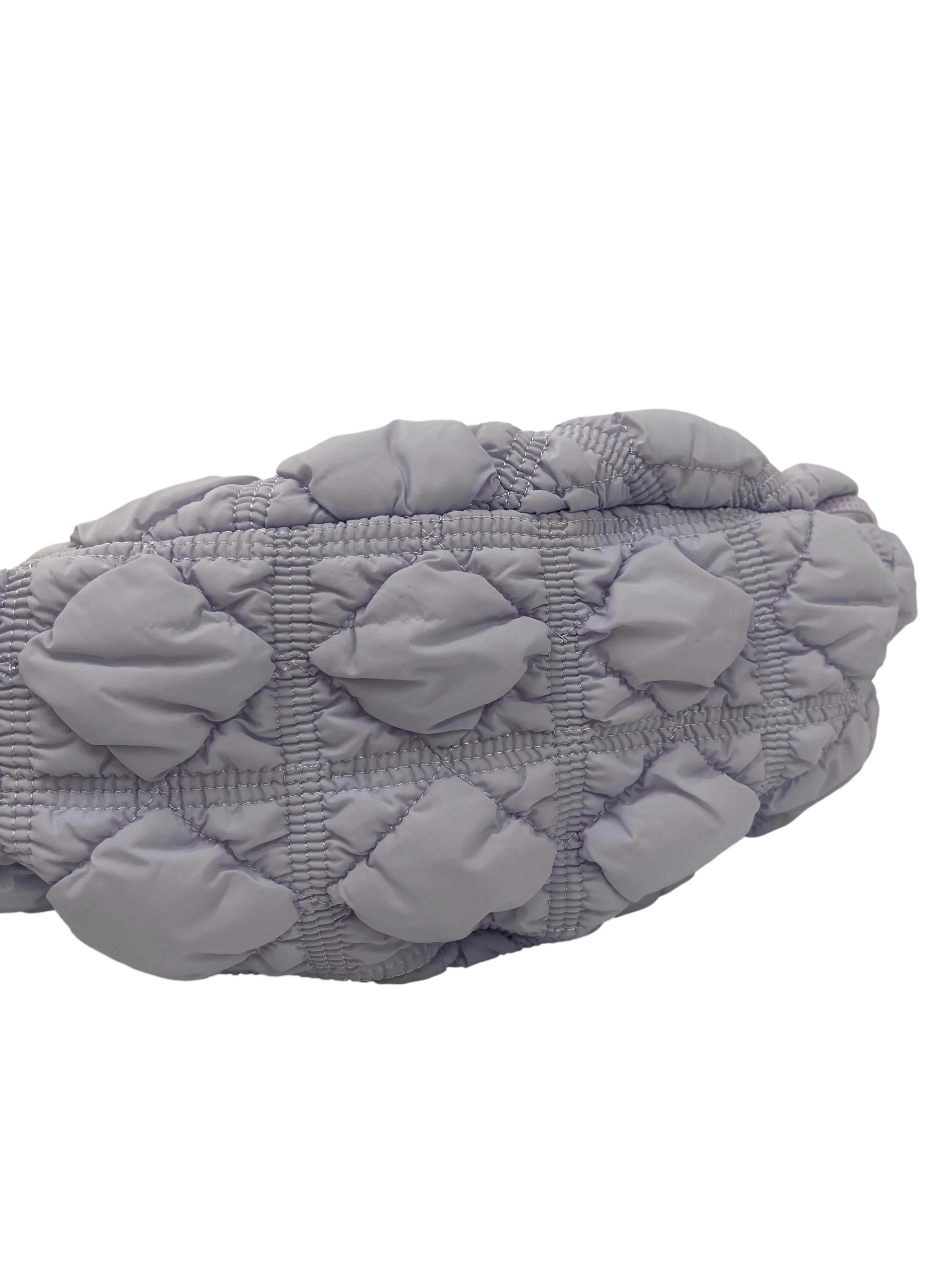 Lilac Quilted Crossbody Bag - Image 6