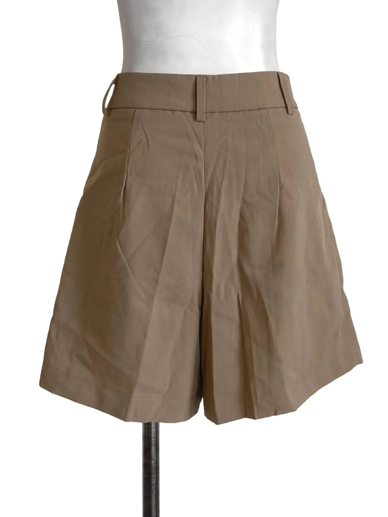 Linen Beige Twill Short Pants TEM - Image 2