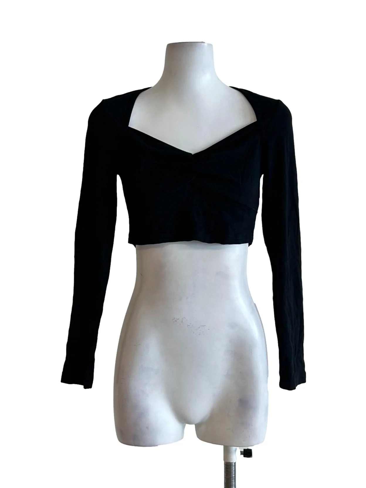 Long Sleeve Queen Anne Top