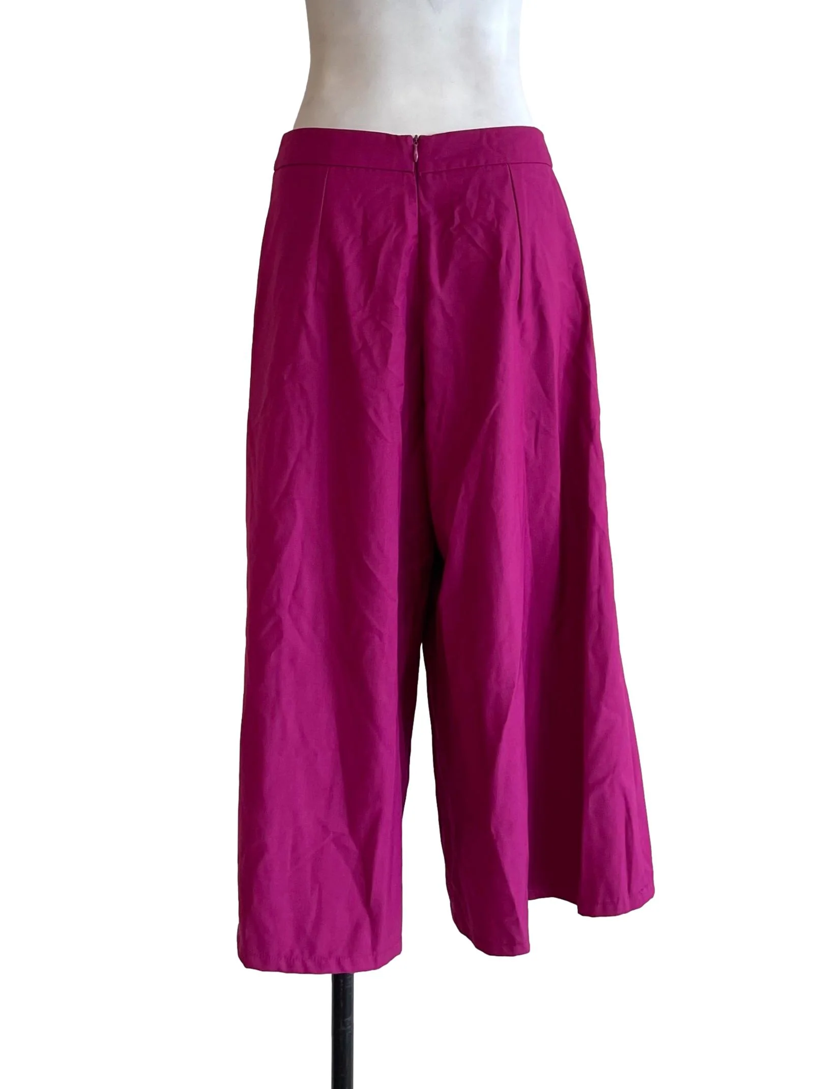 Magenta Basic Culottes - Image 2