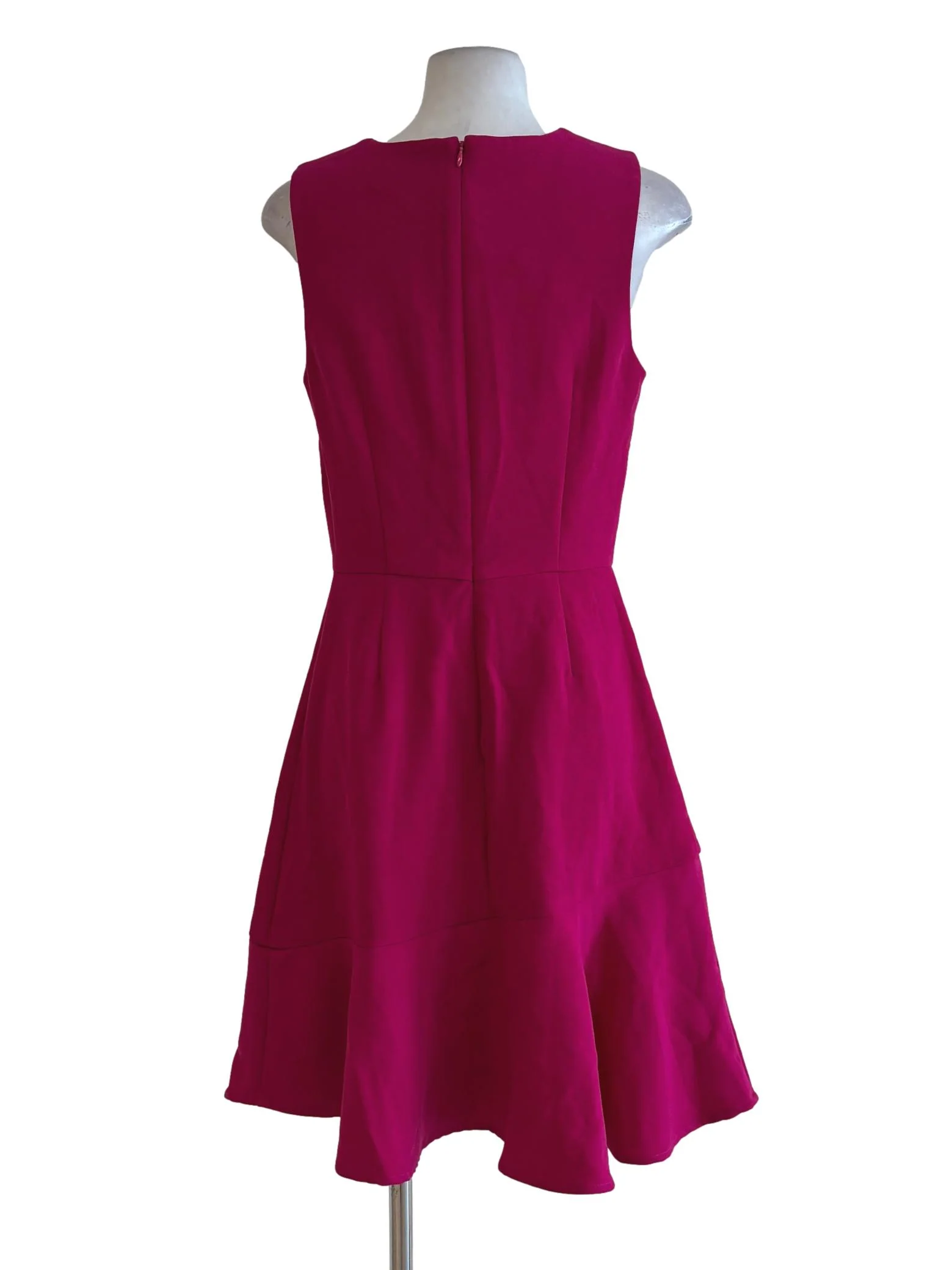 Magenta Pink Sleeveless Dress - Image 2