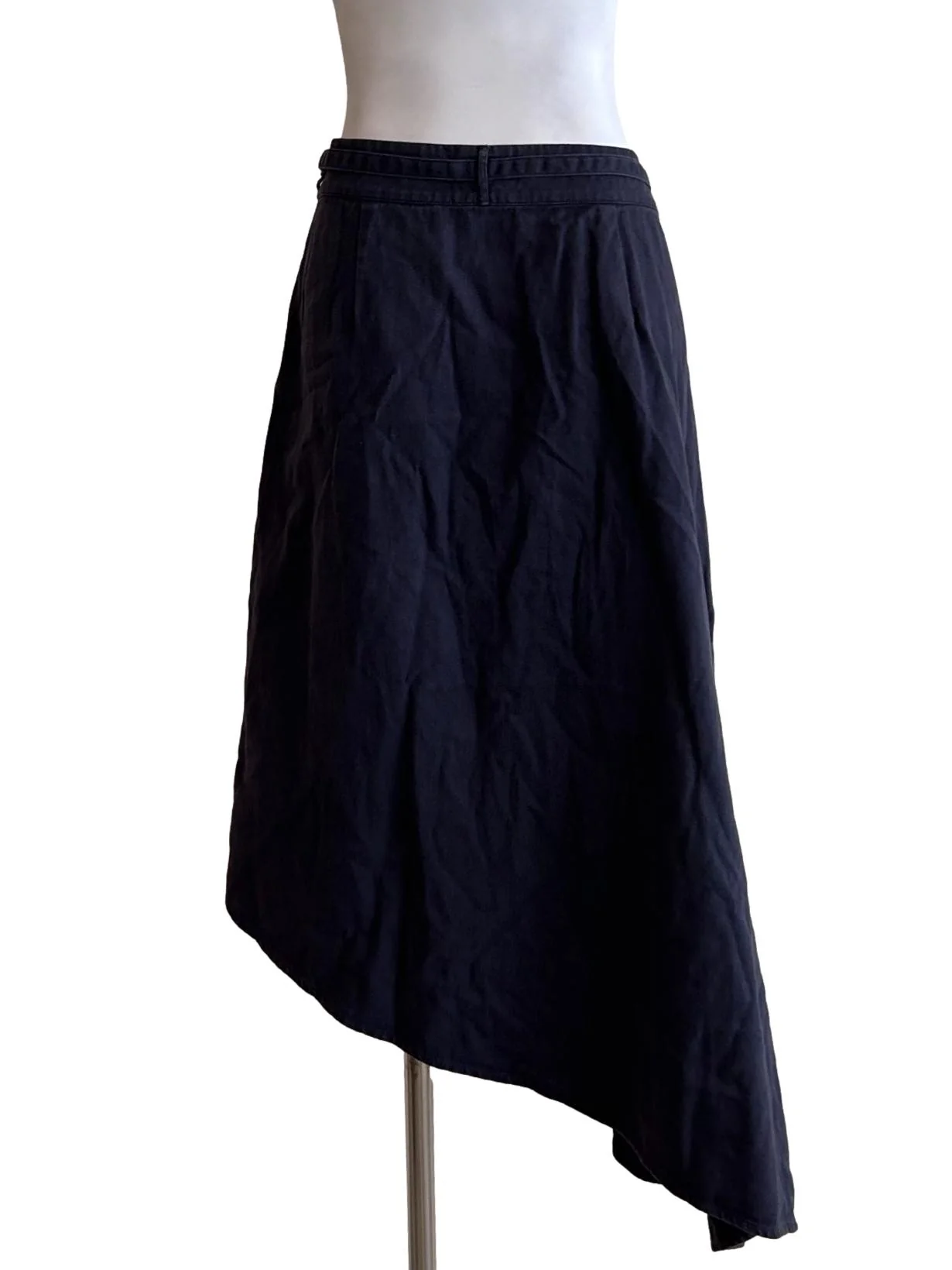 Mallorca Organic Cotton Asymmetric Skirt In Summer Night CSN - Image 6