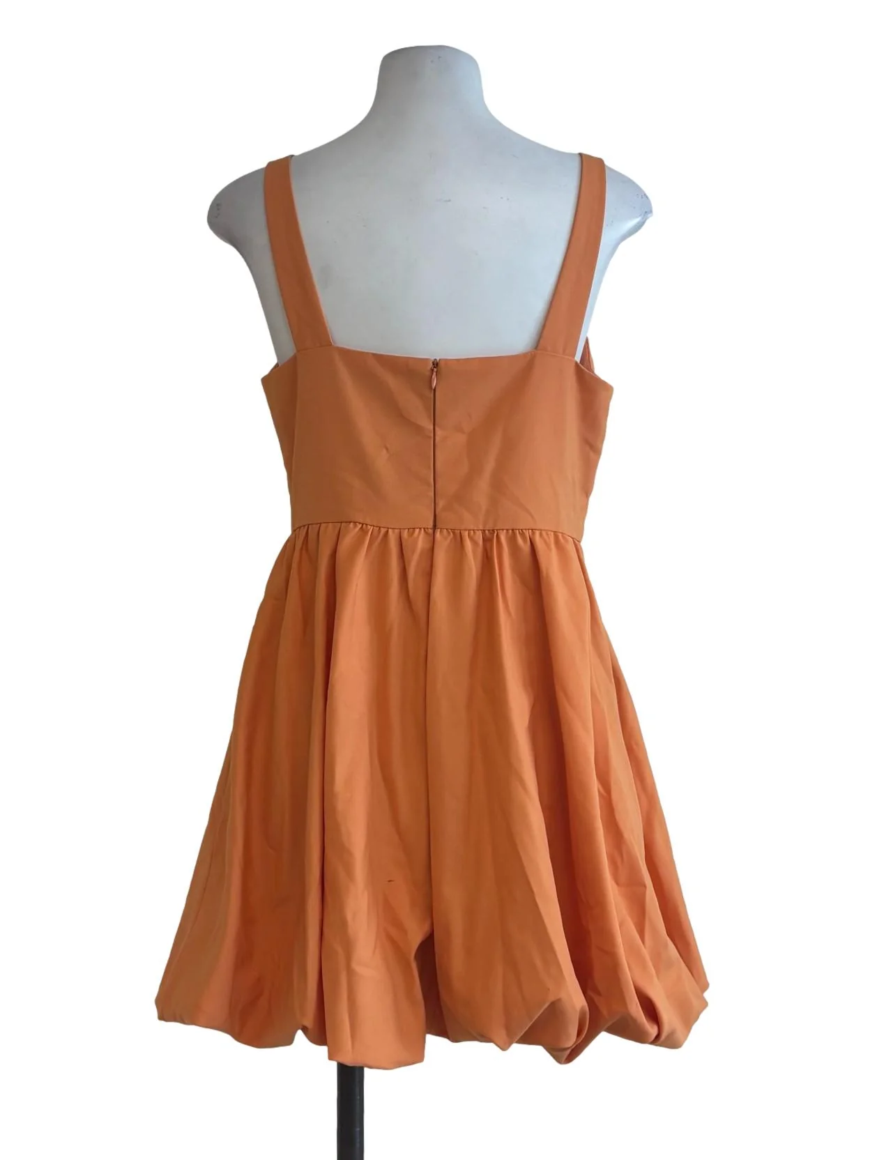 Mandarin Orange Bubble Dress - Image 2