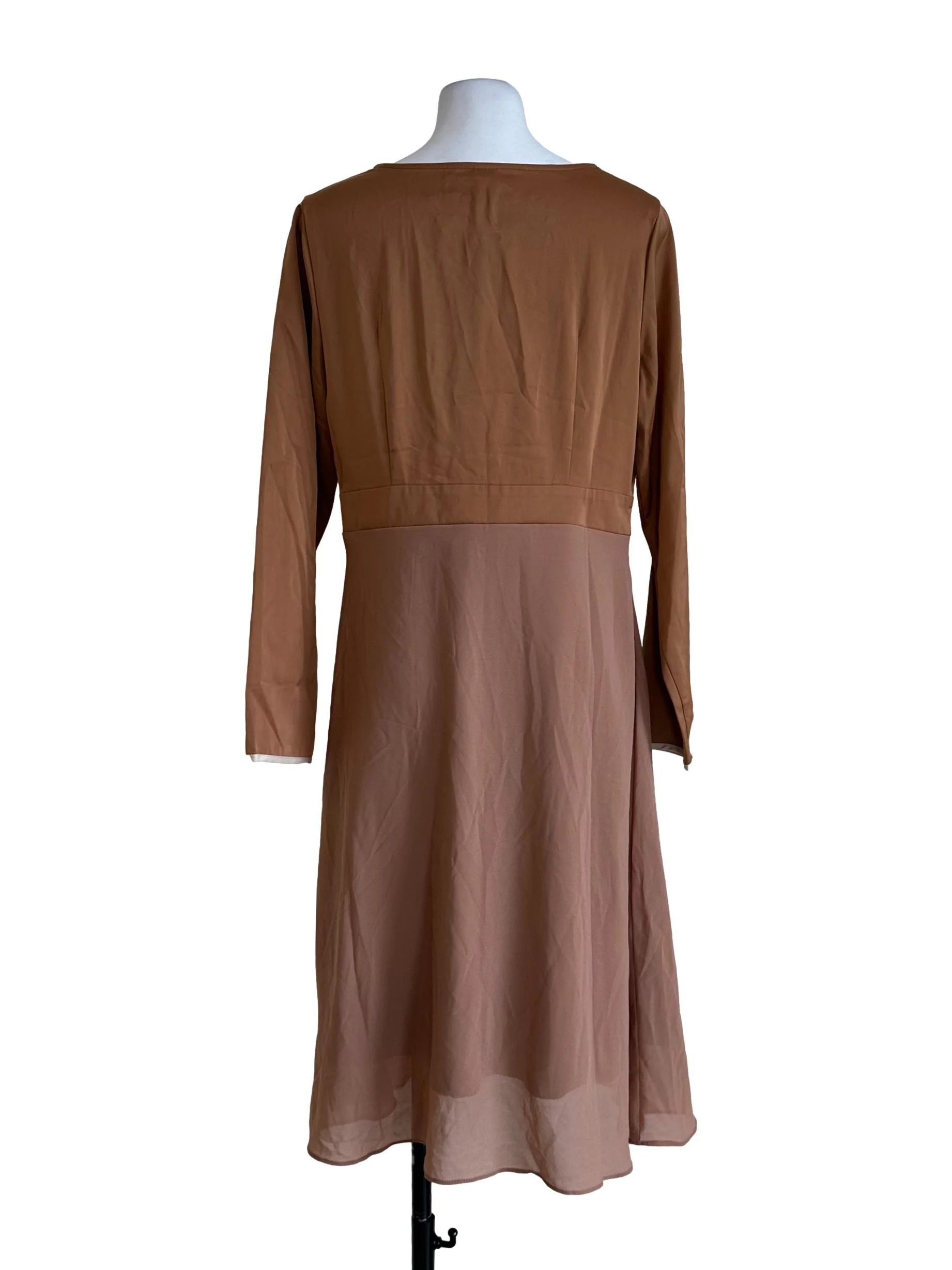 Marmalade Orange Plain Dress - Image 2