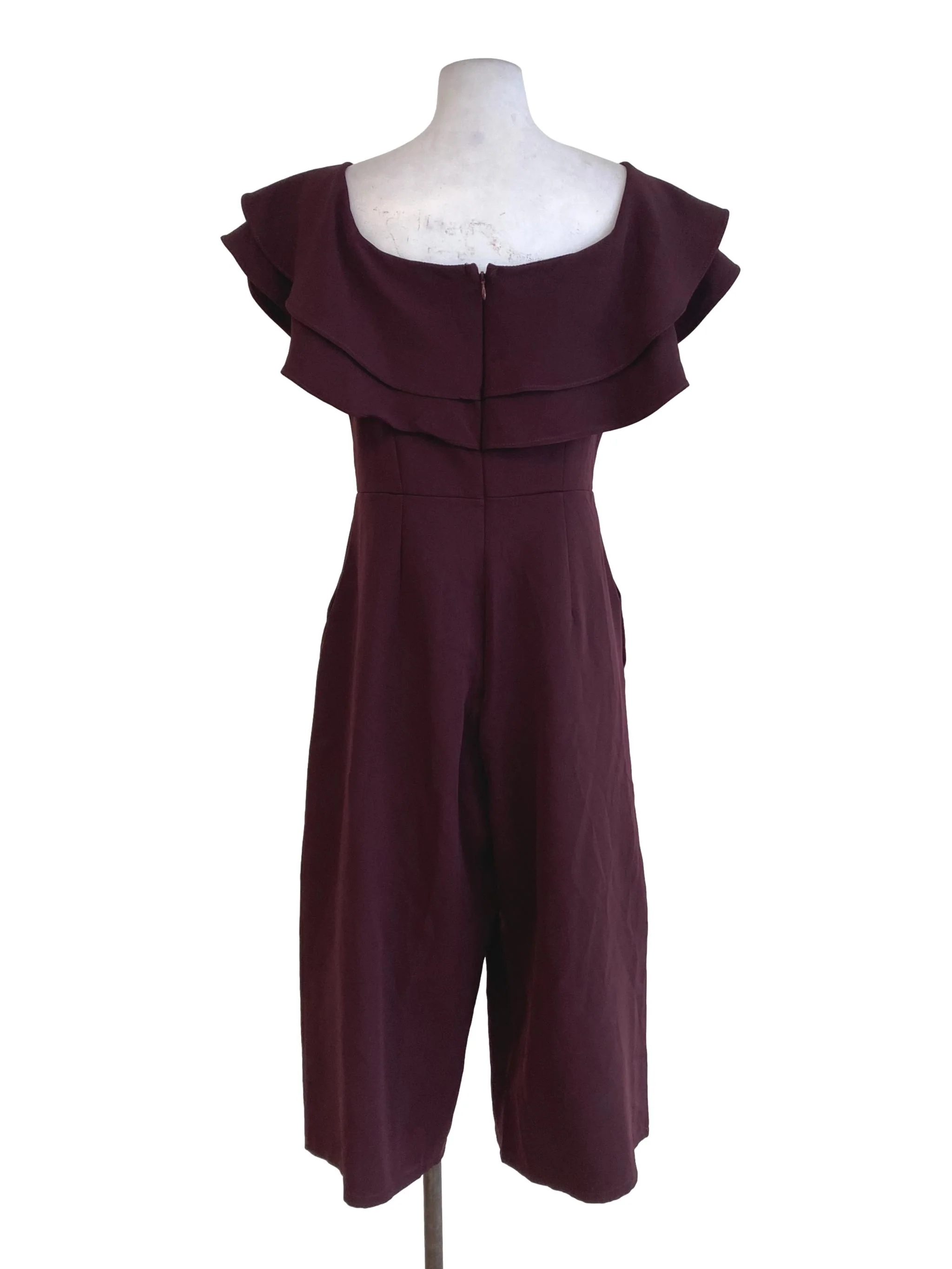 Maroon Layered Jumpsuits - Image 2
