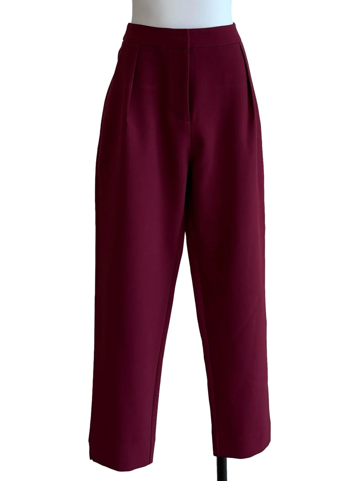 Maroon Slim Fit Pants