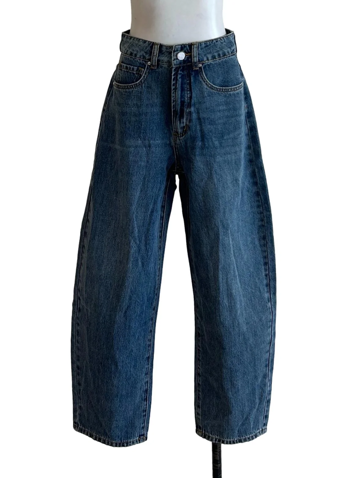 Medium Blue Denim Curvy Jeans