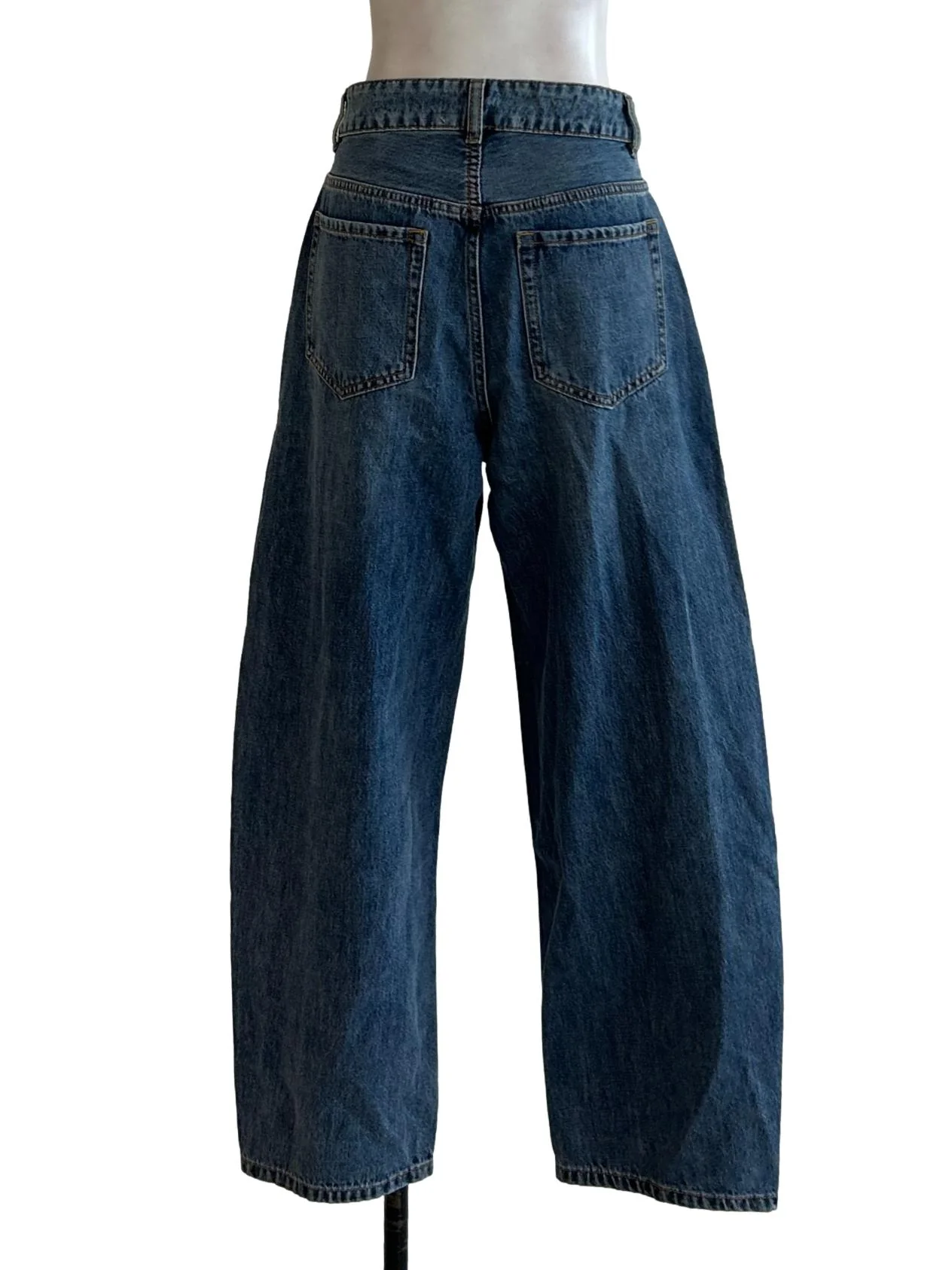 Medium Blue Denim Curvy Jeans - Image 2