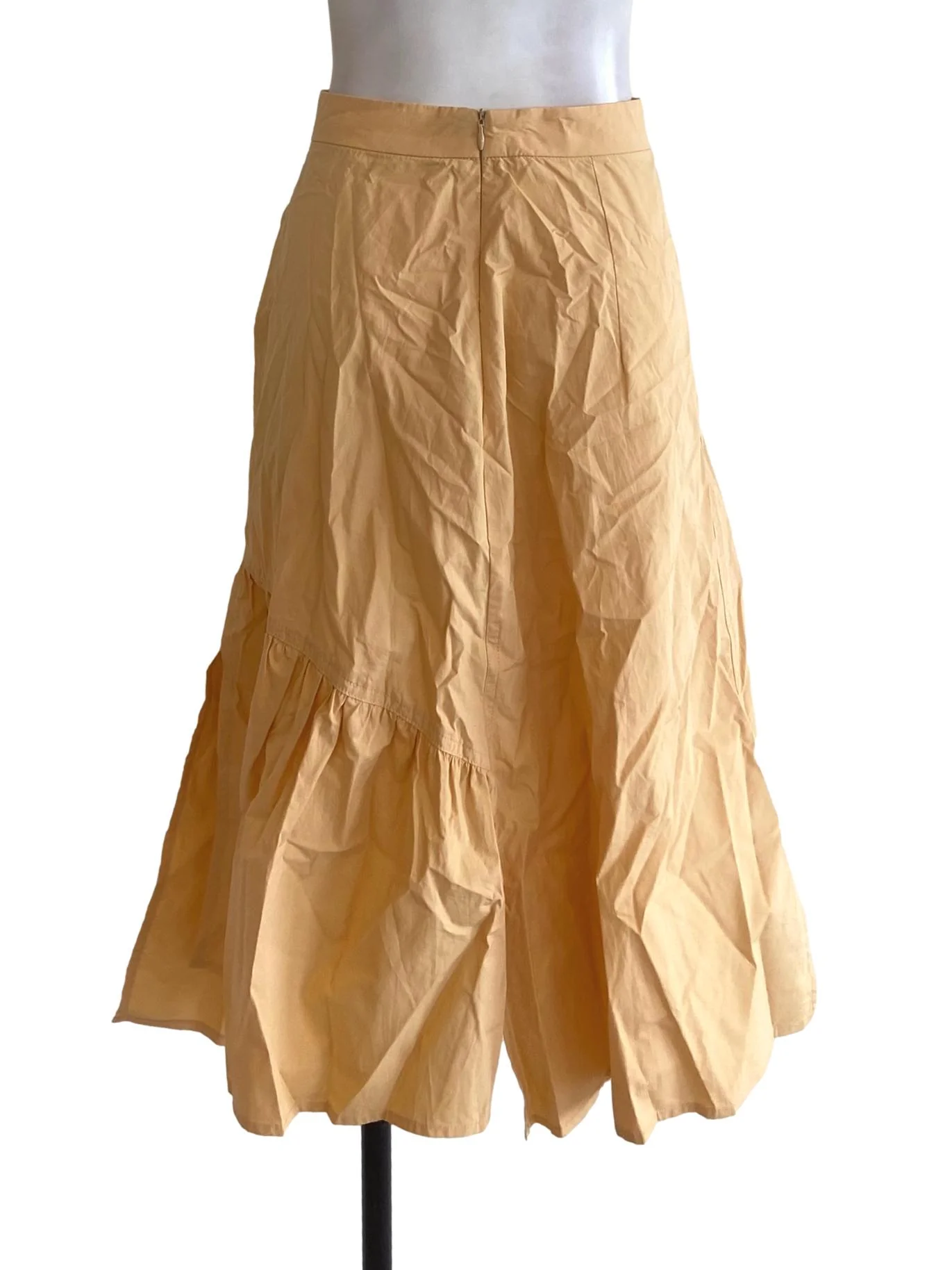 Marigold Orange A-Line Slit Skirt - Image 2