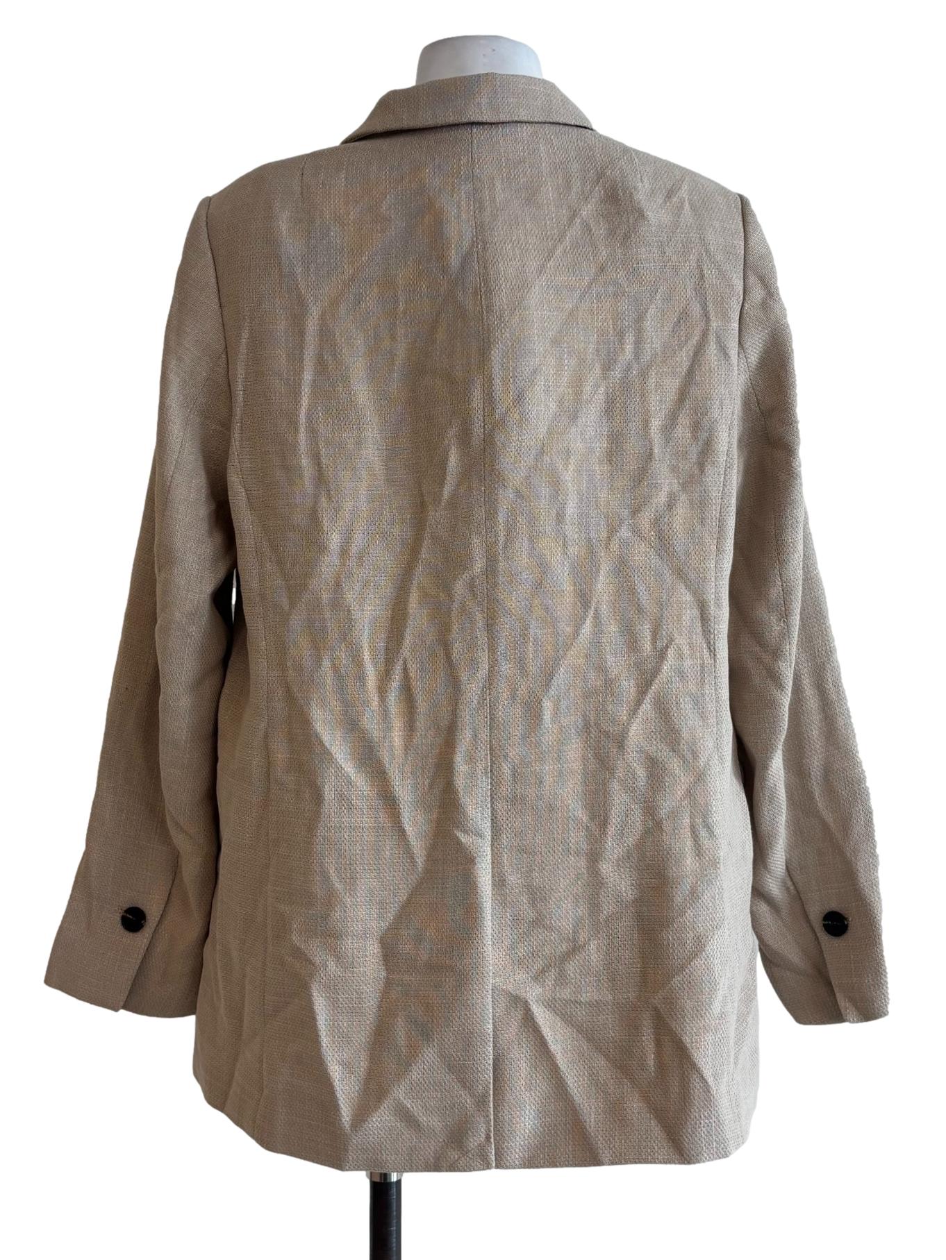 Merino Beige Blazer - Image 2