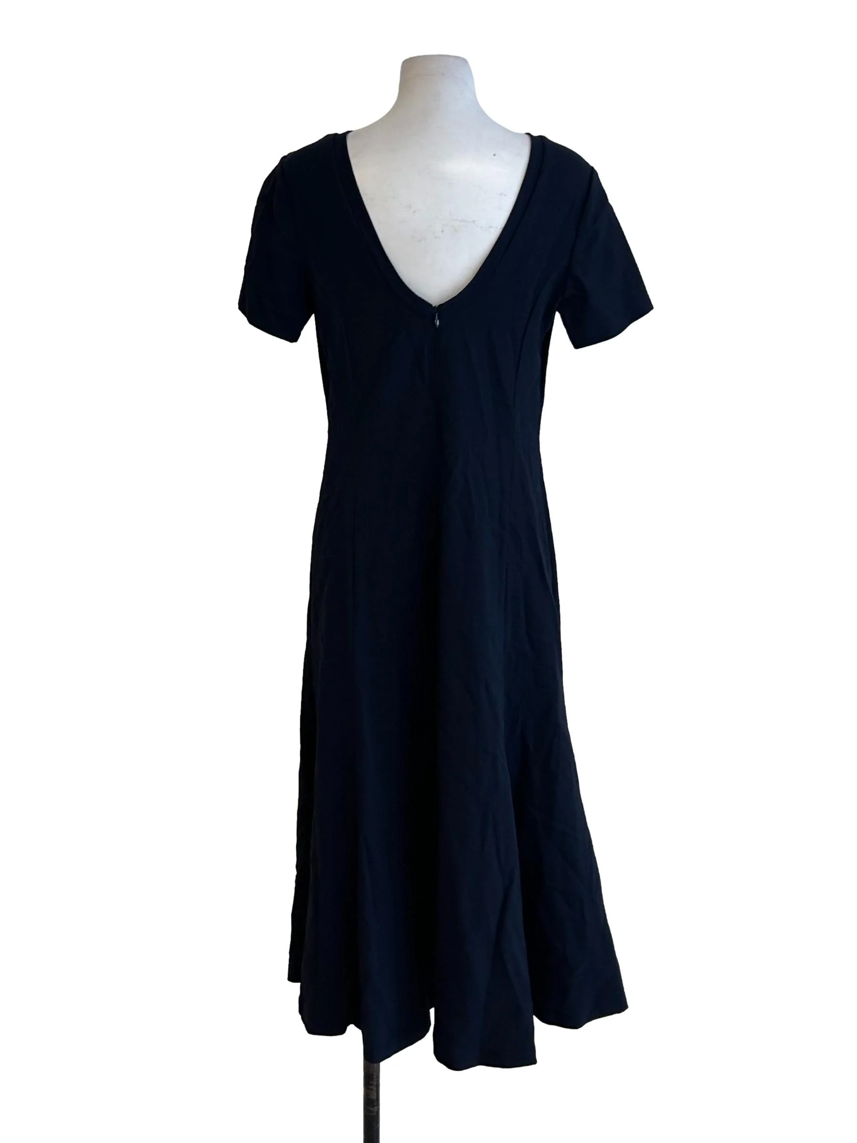 Meyrin Dress - Trumpet Dress In Navy CSN - Image 6
