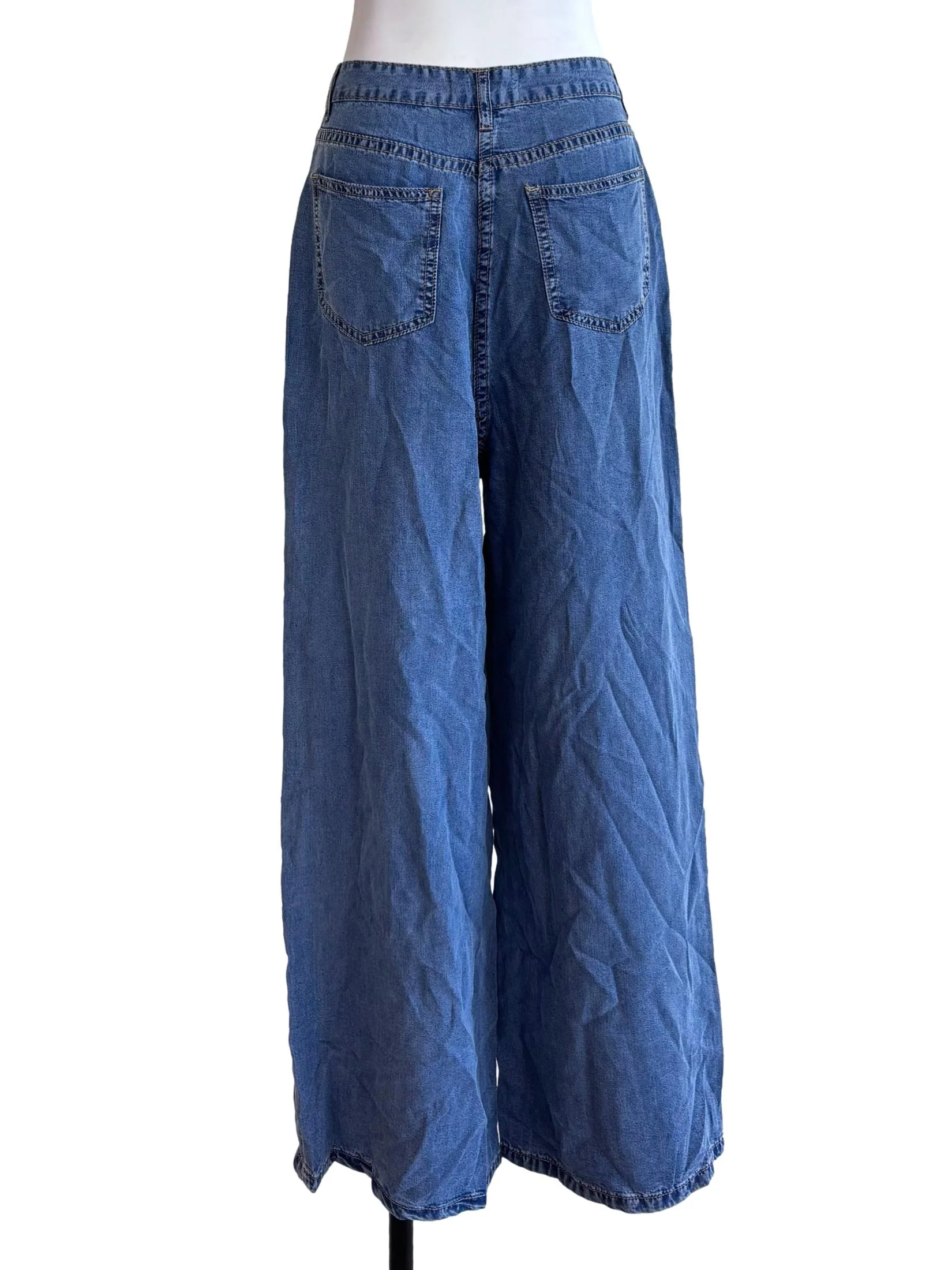 Mid Wash Blue Hina Soft Denim Jeans - Image 2