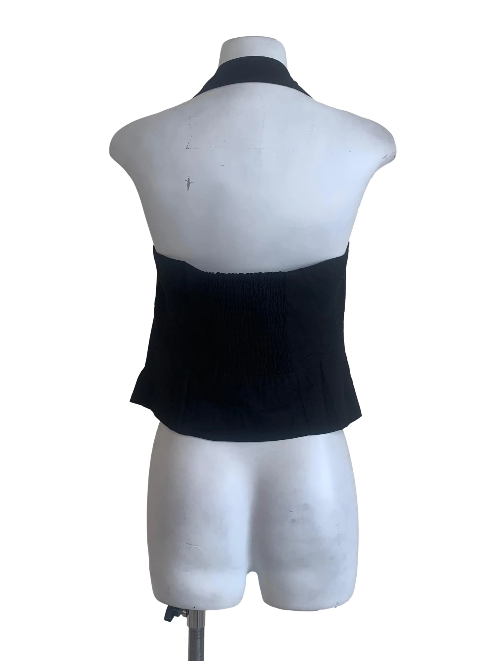 Midnight Black Crop Top - Image 2