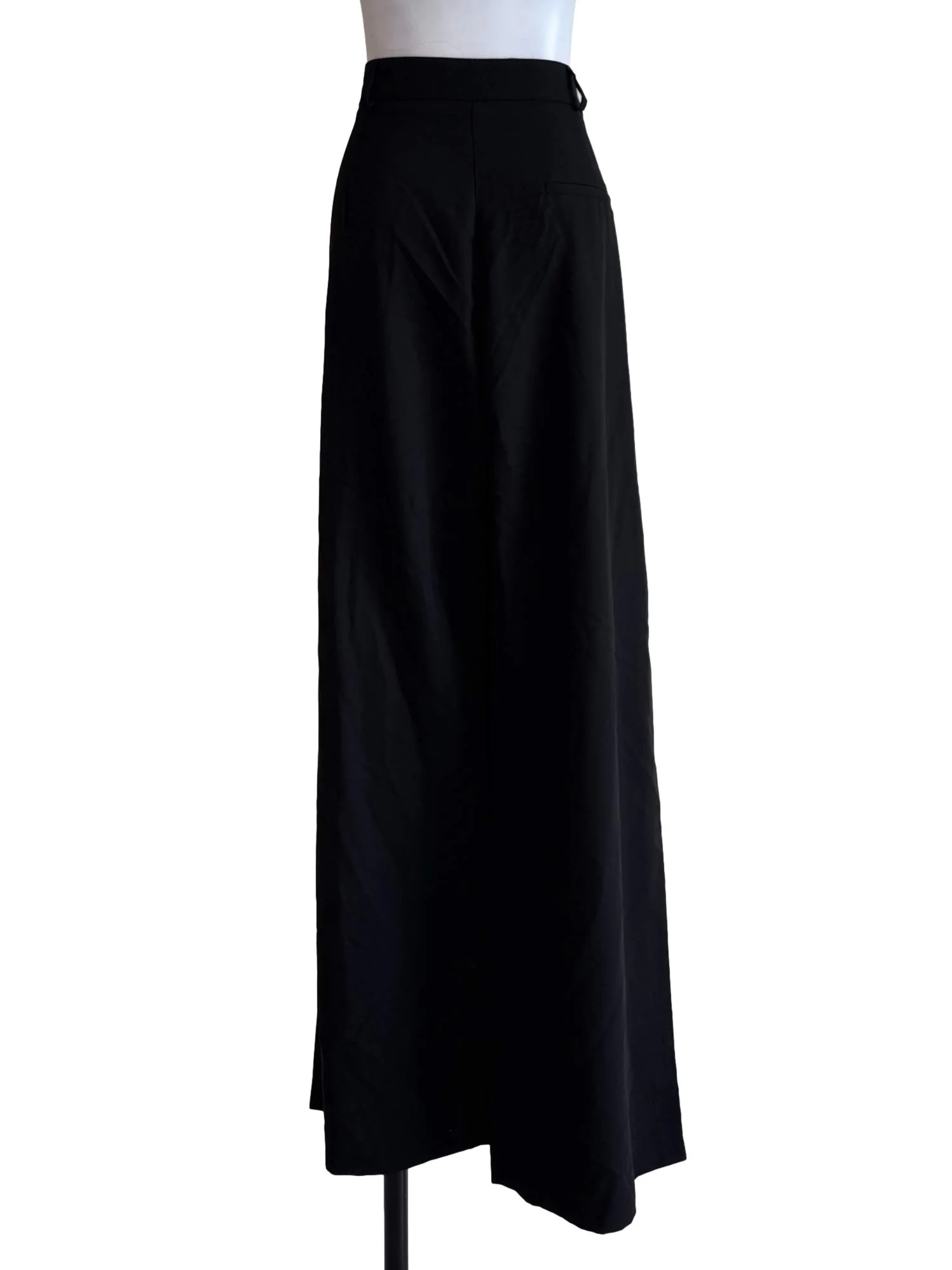 Midnight Black Wide Leg Pants - Image 2