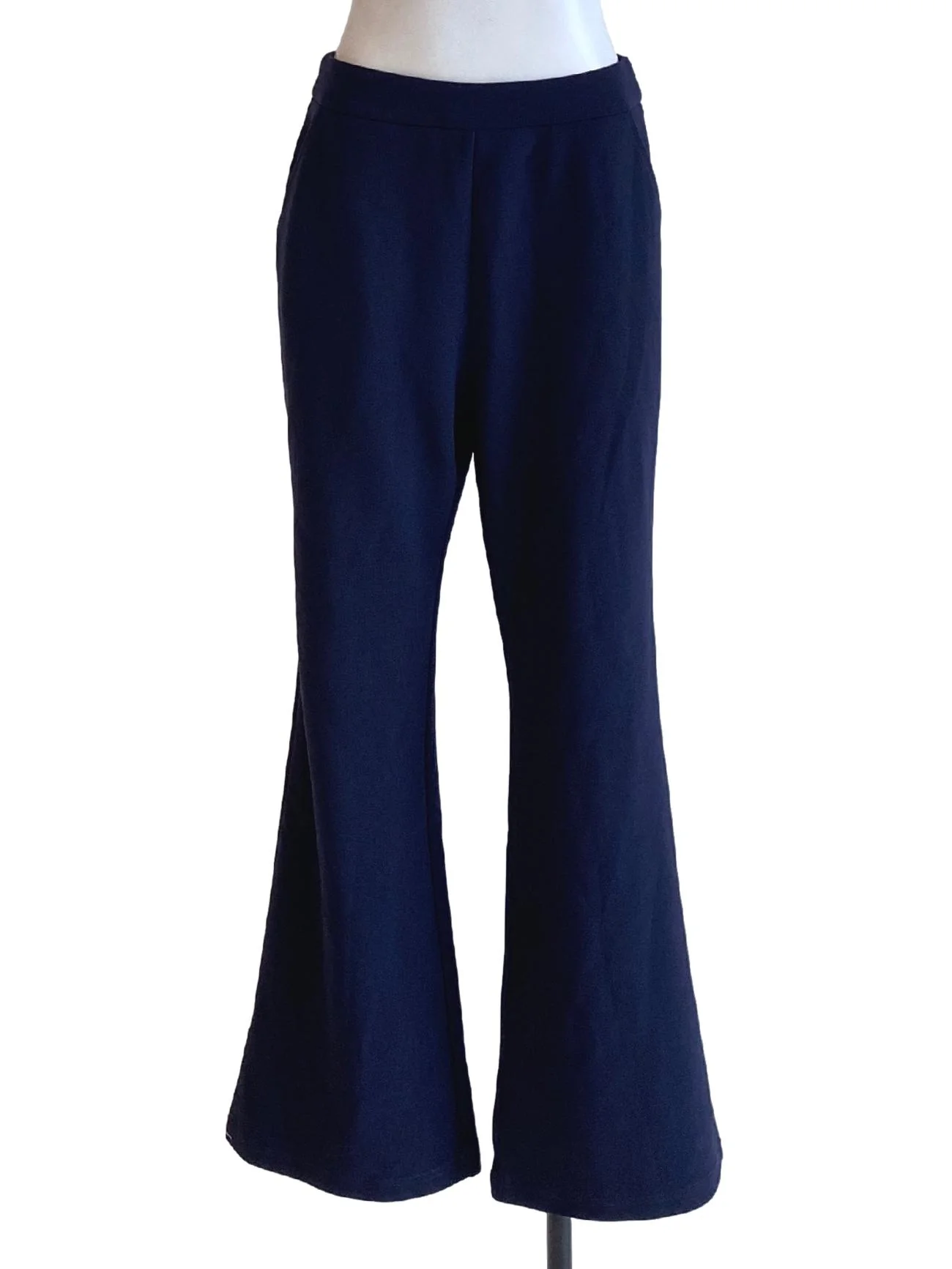 Midnight Blue High Waisted Sailor Pegged Pants