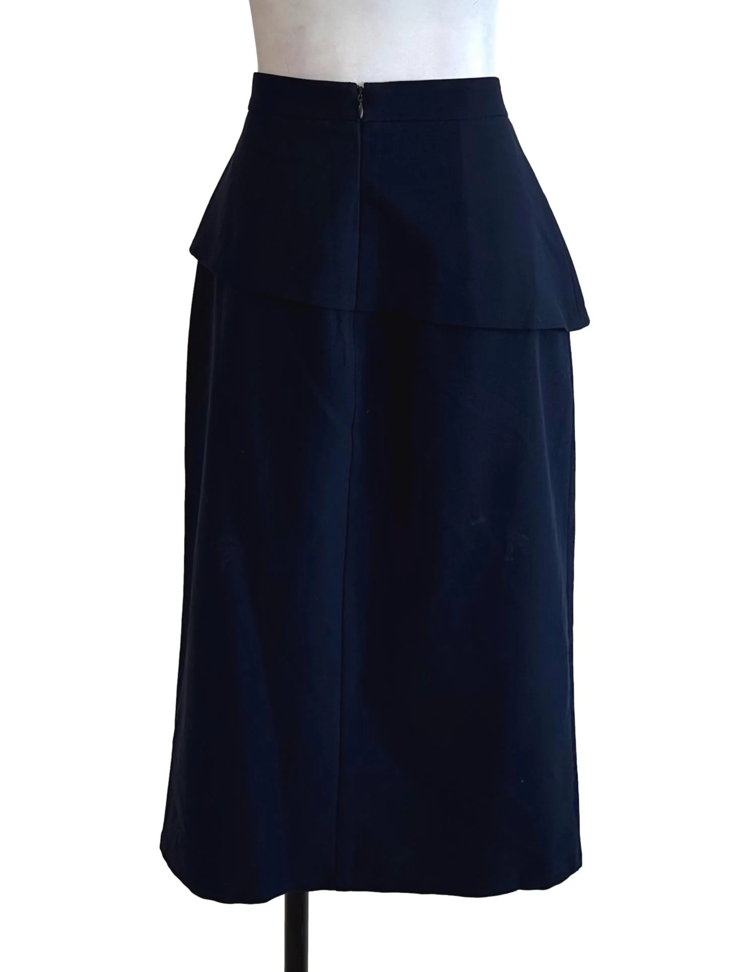 Midnight Blue Layered Slit Skirt LB - Image 2