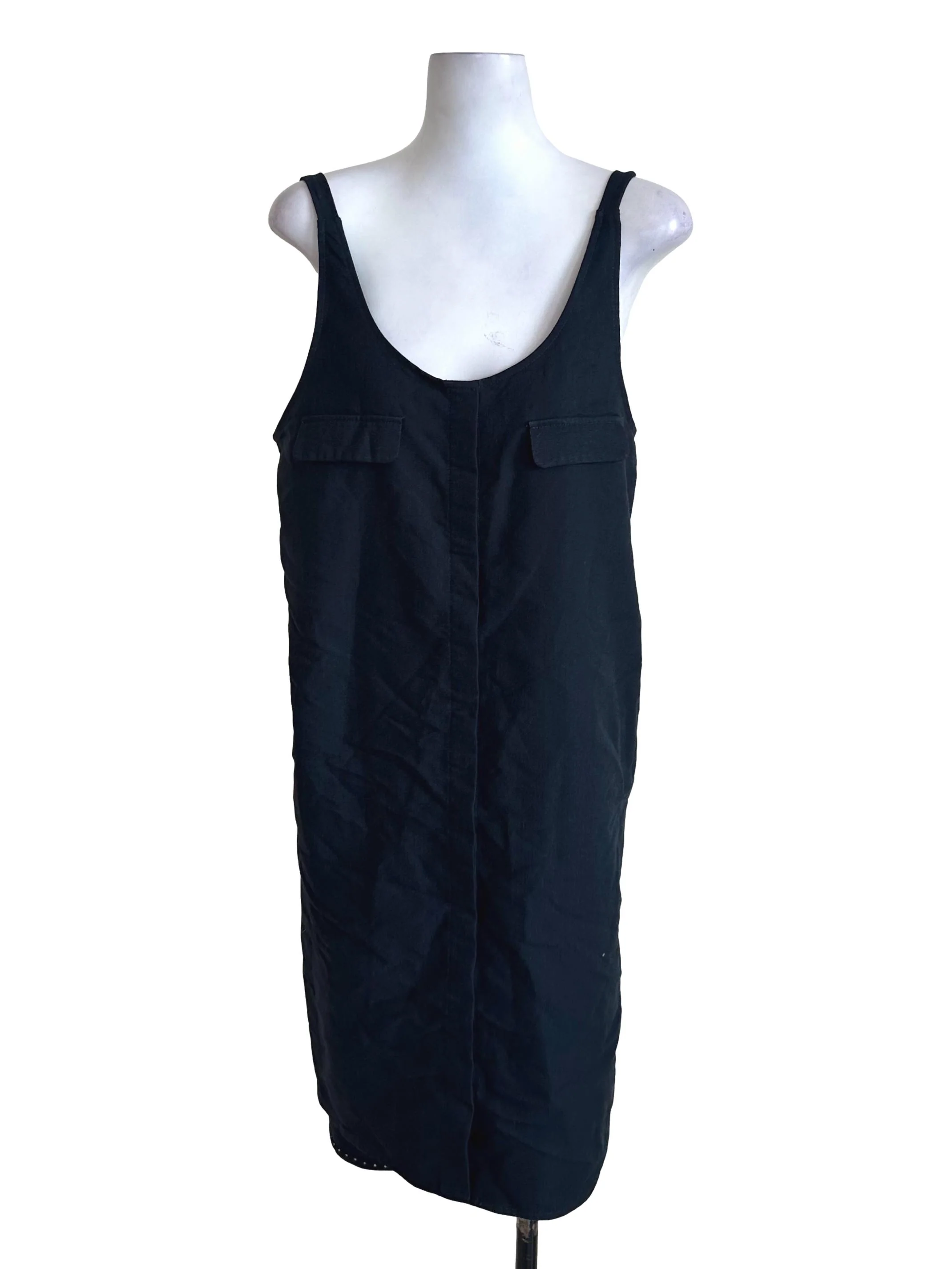 Midnight Blue Scoop Neck Dress