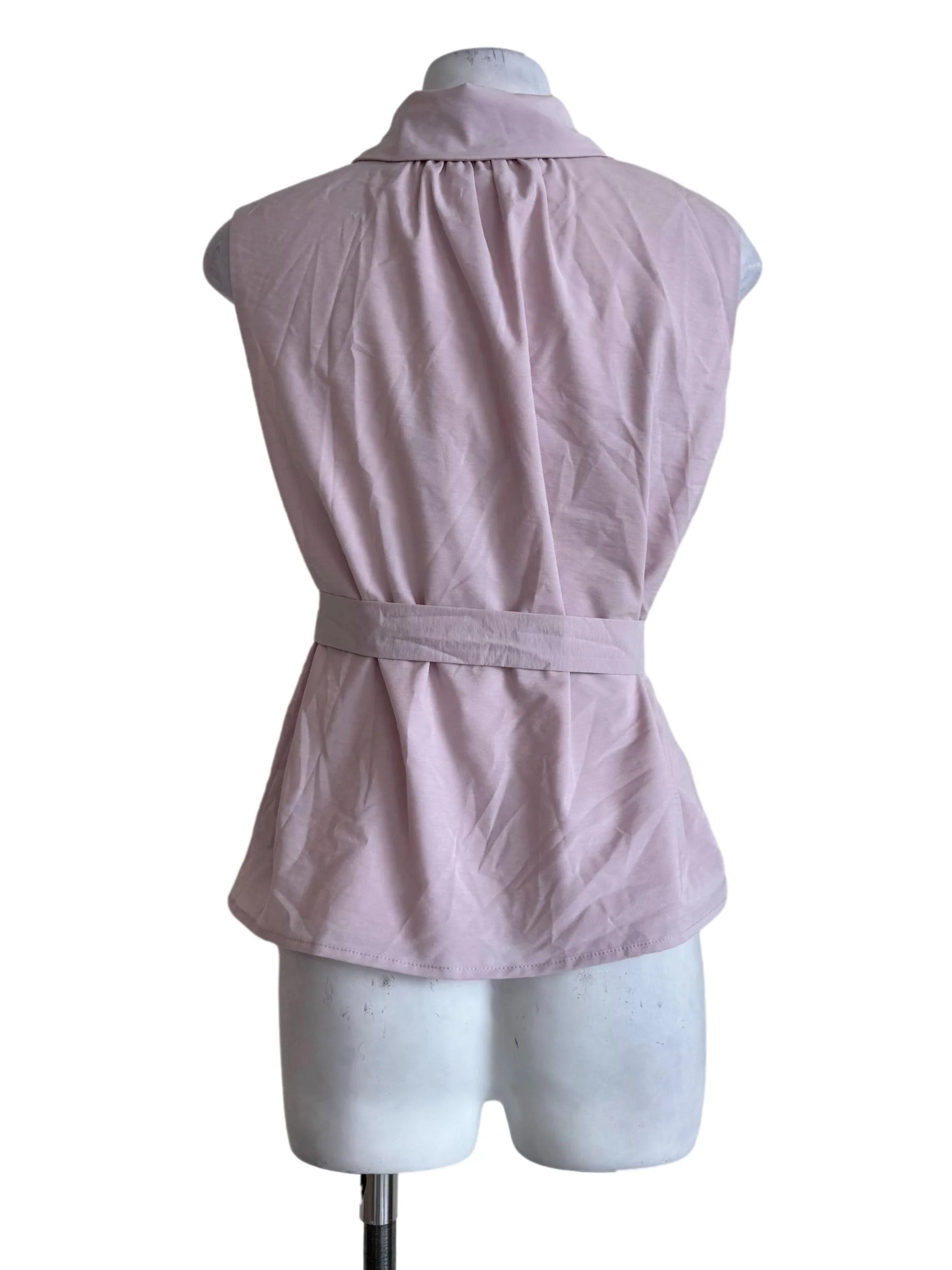 Misty Rose Sleeveless Top - Image 2