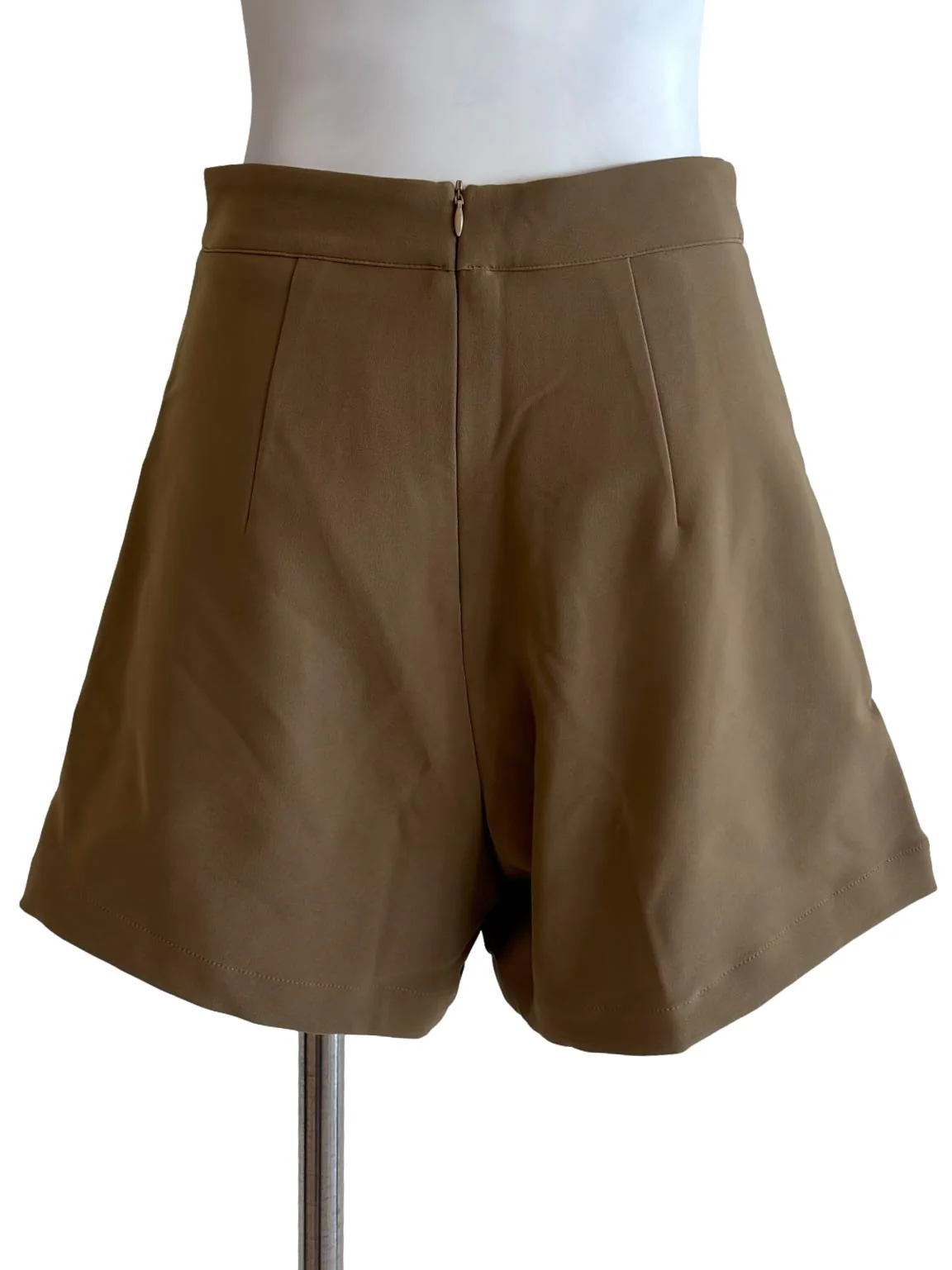 Mocha Brown Casual Shorts - Image 2