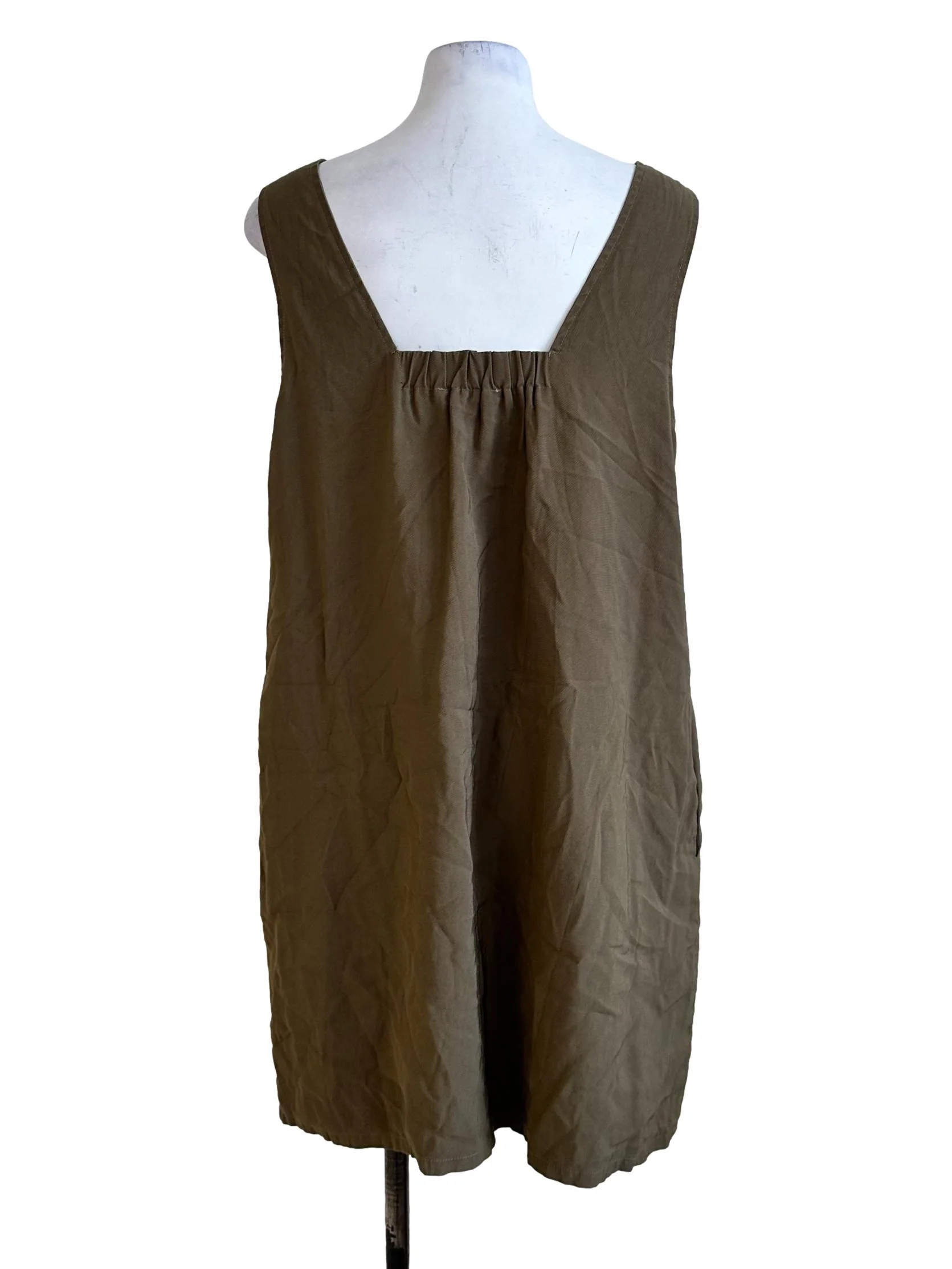 Moss Green Mini Dress - Image 2