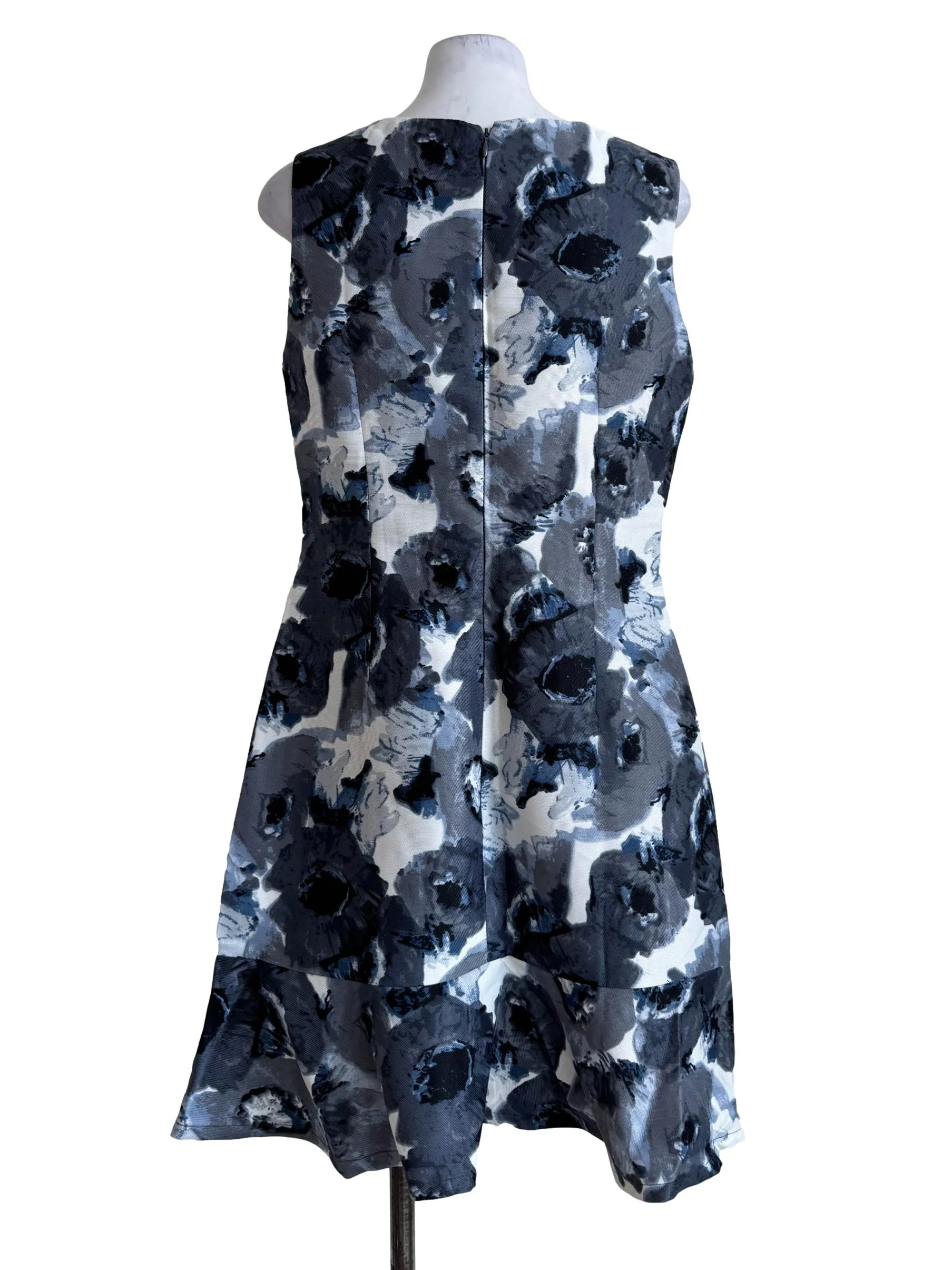 Multi Color V Neck Empire Dress - Image 2