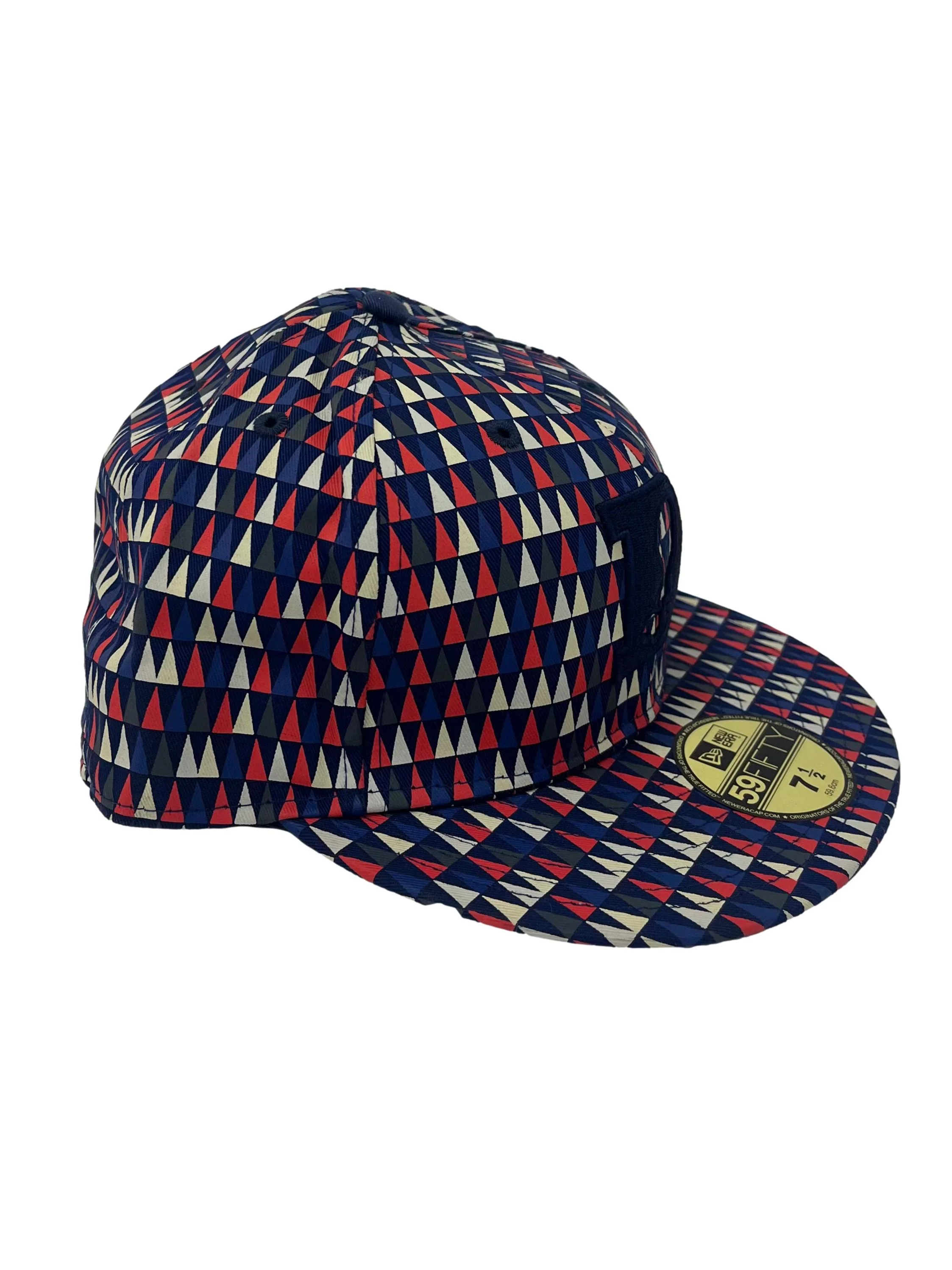 Multi Colour Print Snapback Cap - Image 4
