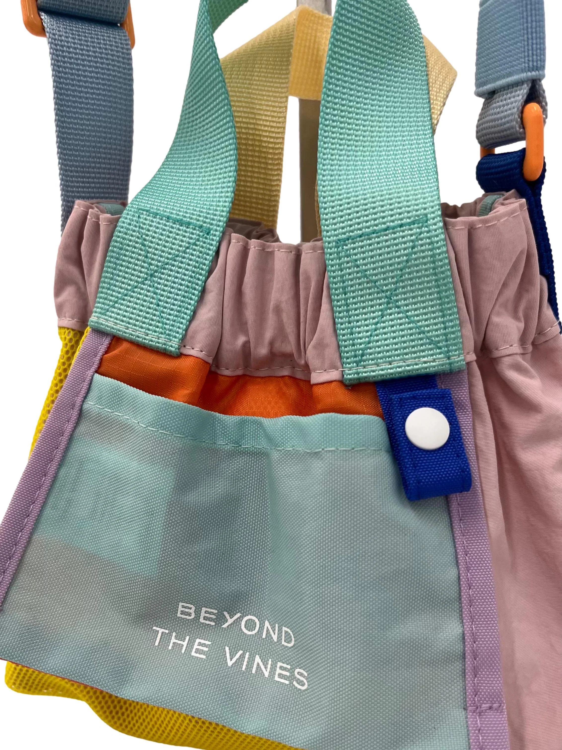 Multi Colour Super Panelled Micro Dumpling Bag - Image 3