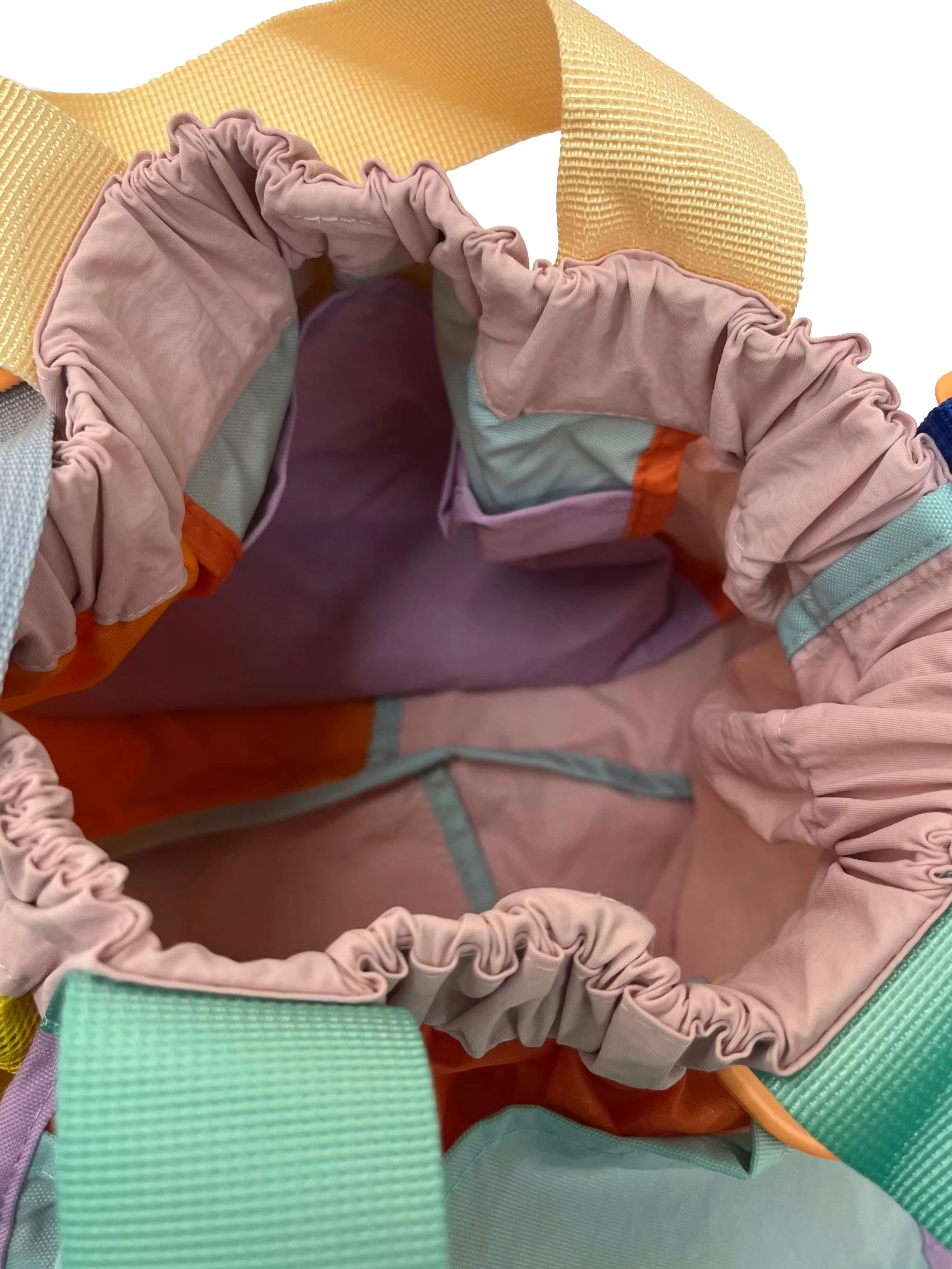 Multi Colour Super Panelled XS Dumpling Bag - Image 6