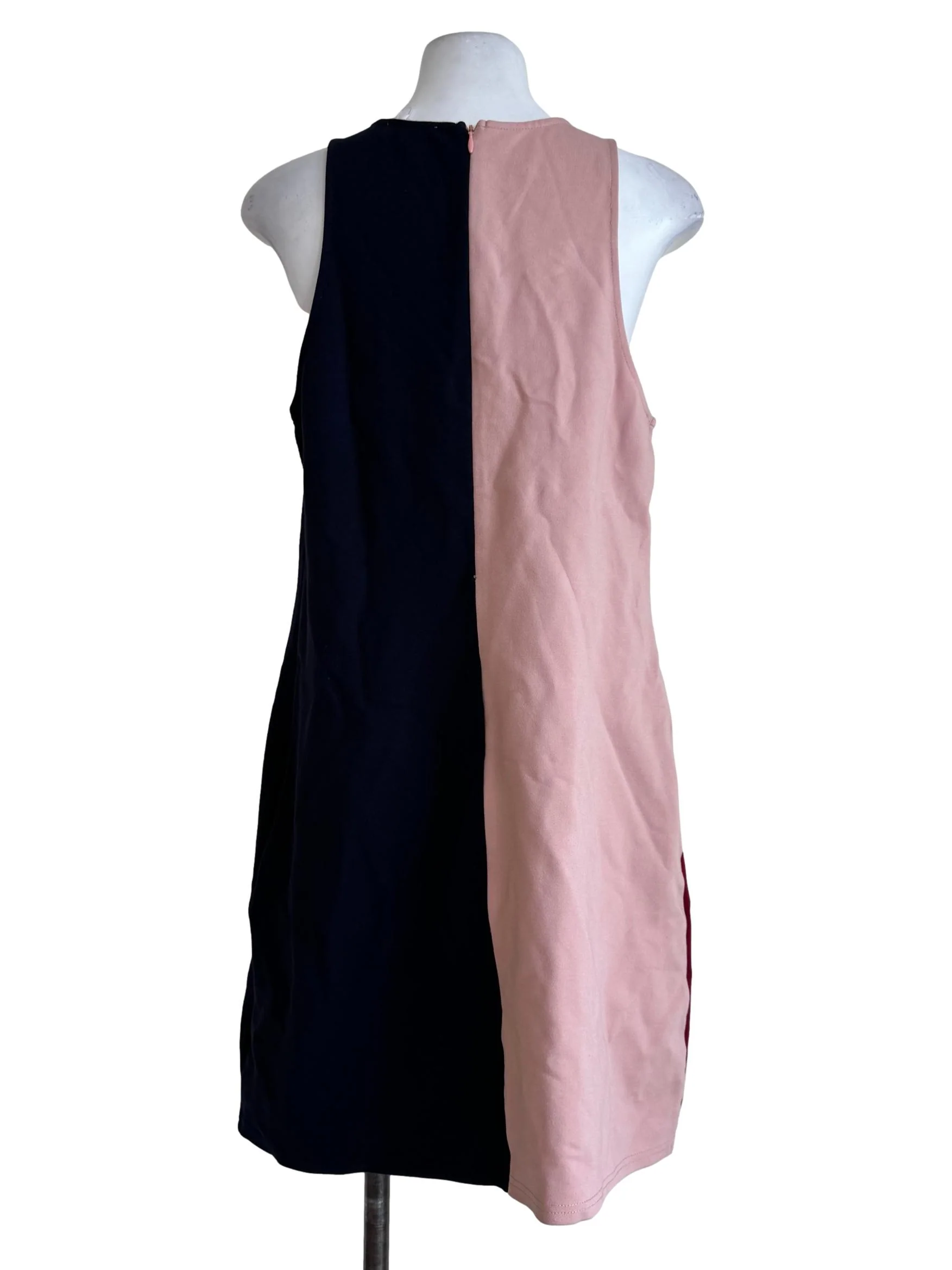 Multicolor Round Neck Shift Dress - Image 2