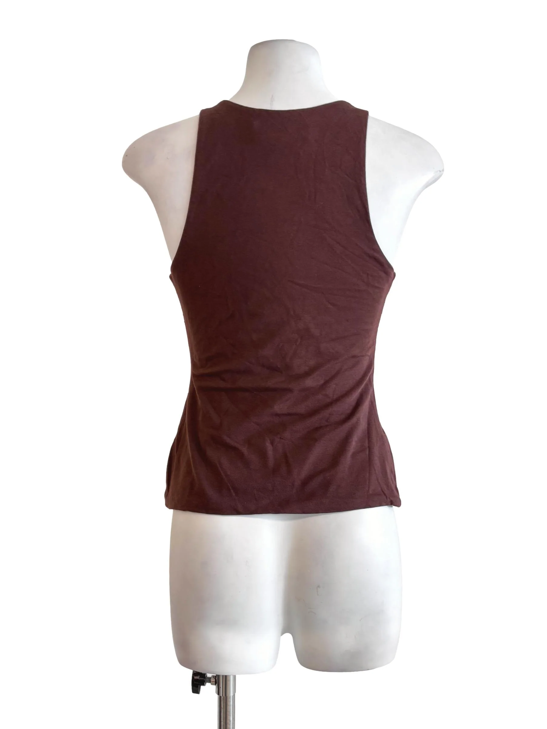 Mustang Brown Round Neck Tank Top LB - Image 2