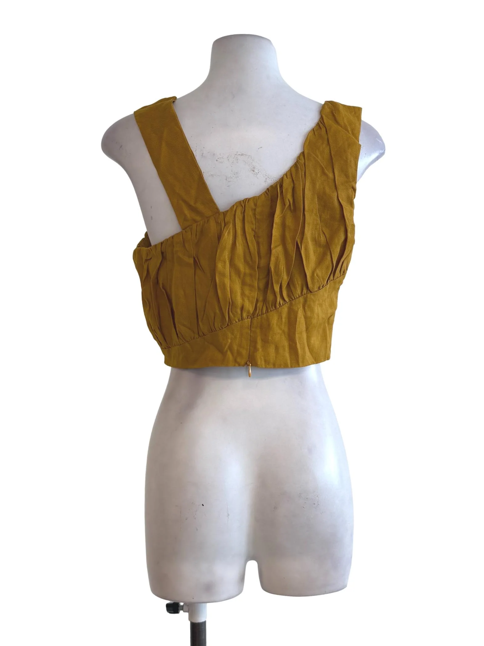 Mustard Pleated Top - Image 2