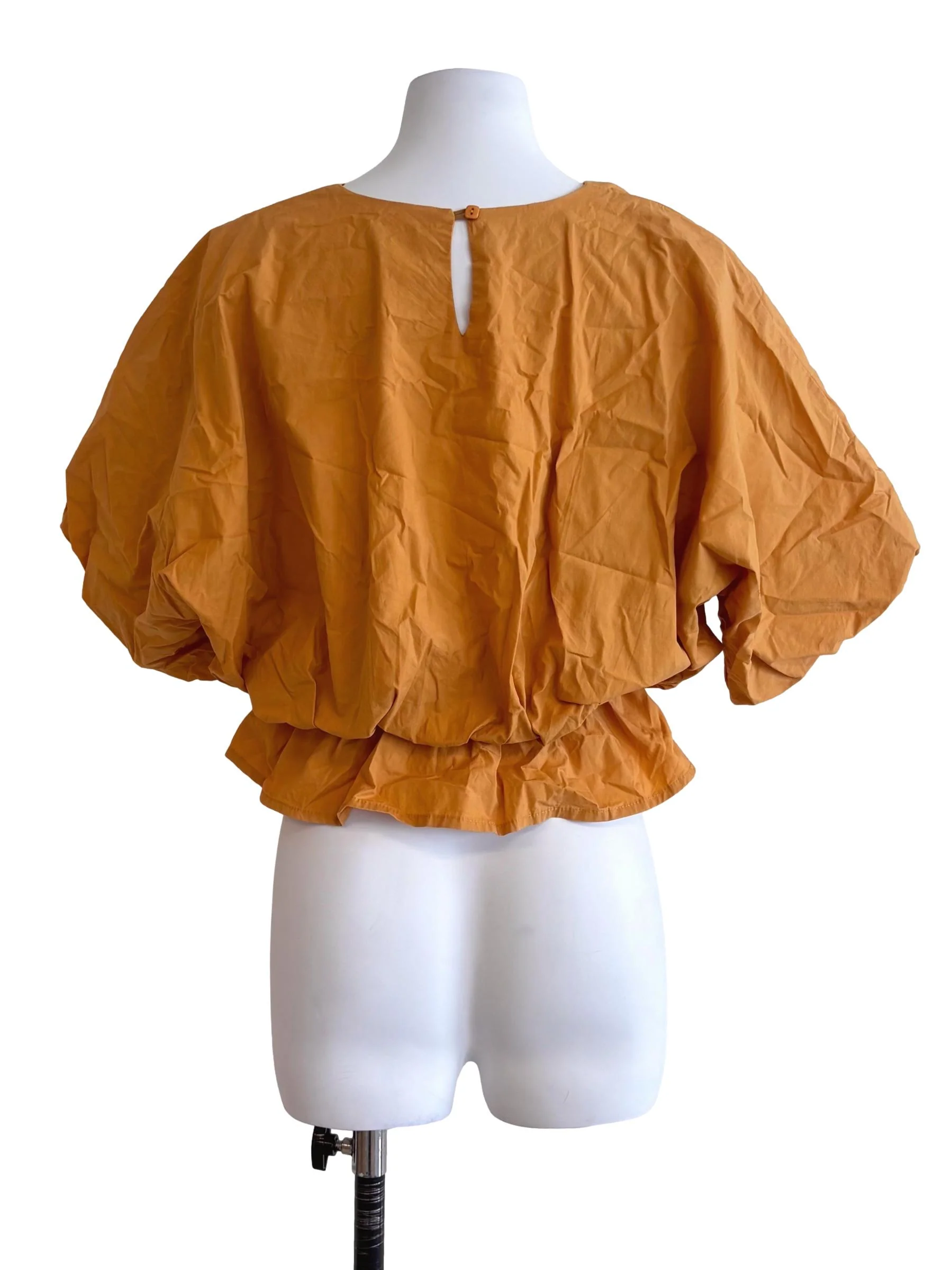Mustard Yellow Scrunched Top - Image 2