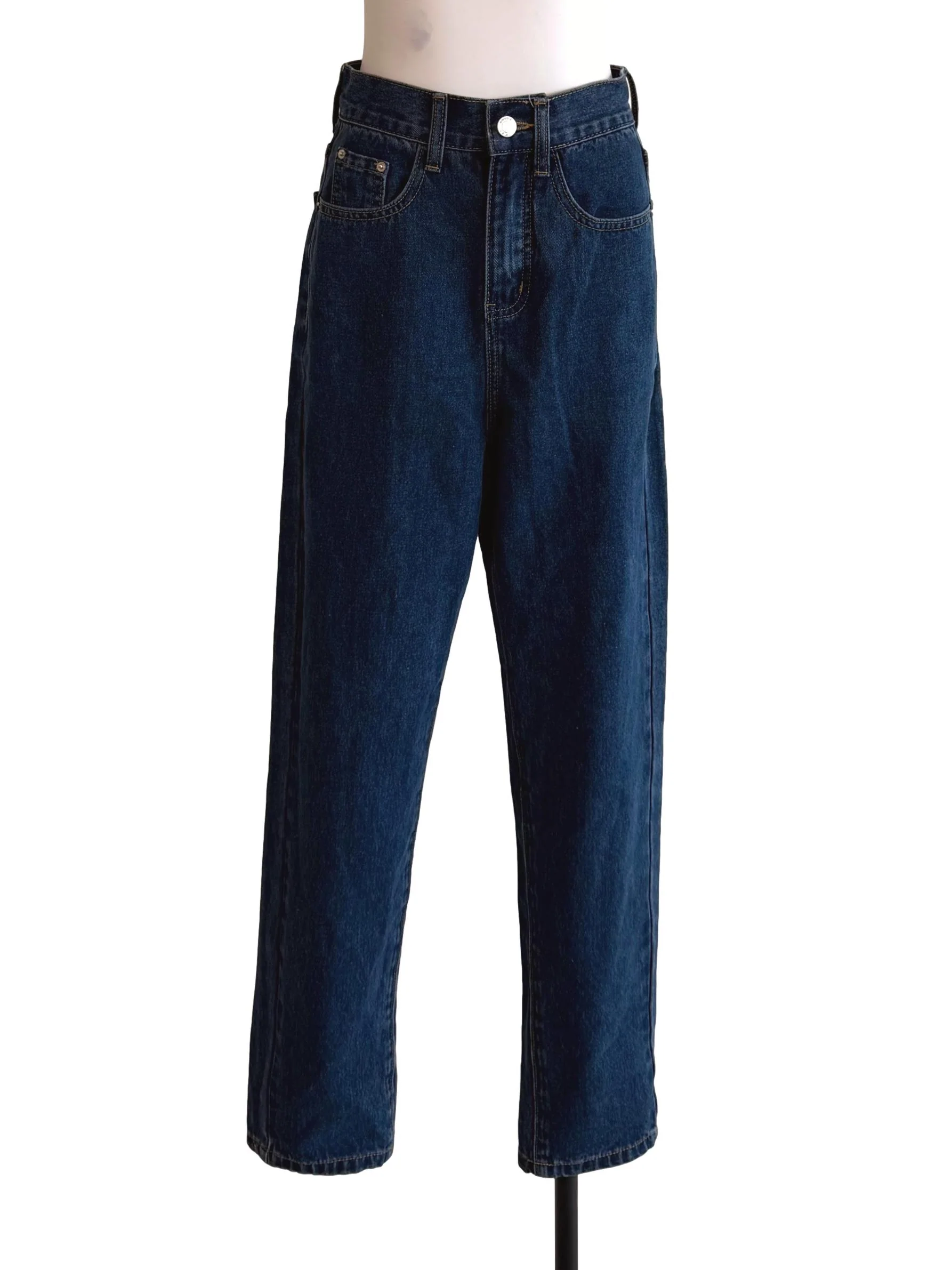 Navy Blue Baggy Pants TWL