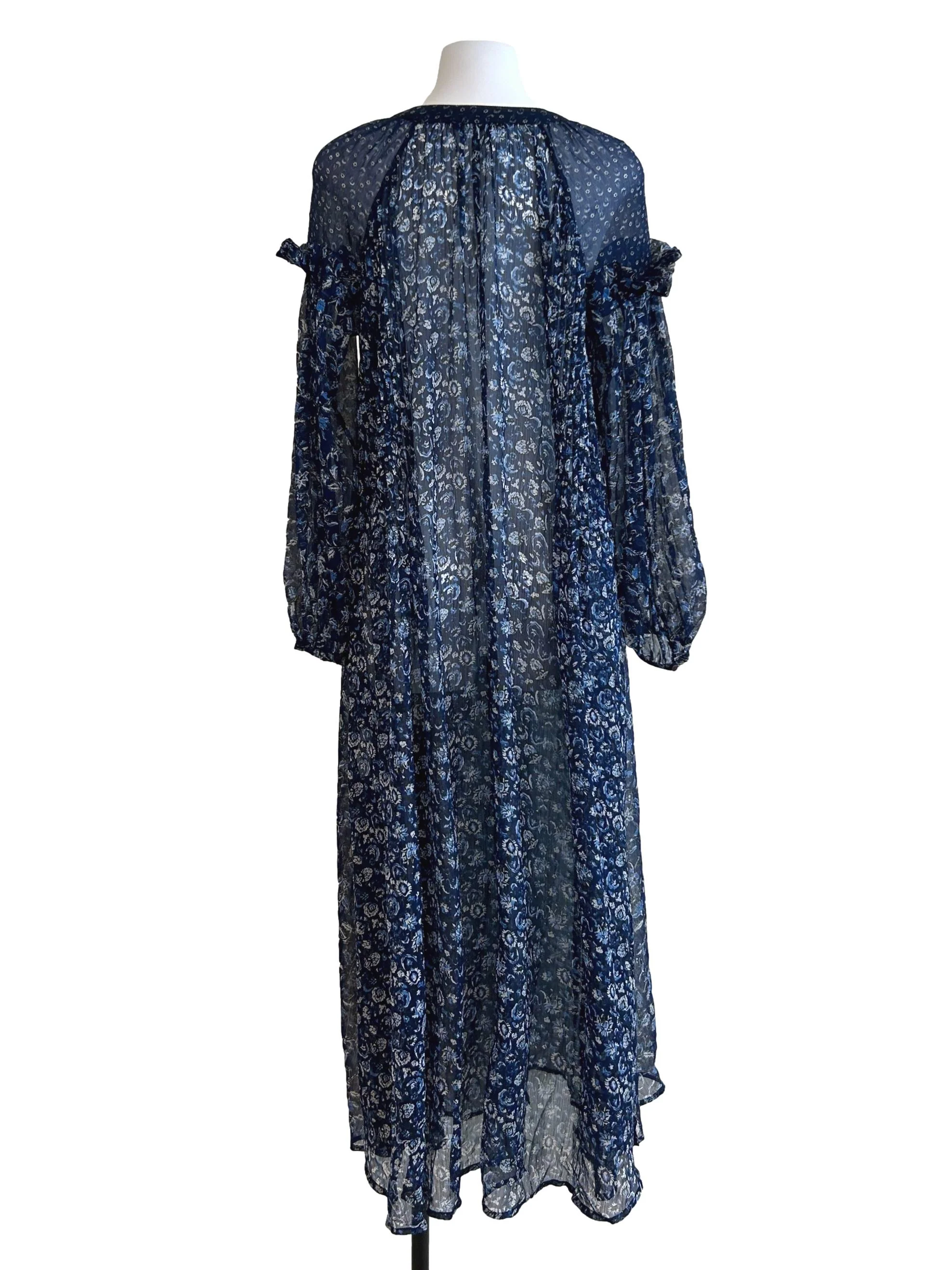 Navy Blue Boho Dress - Image 2