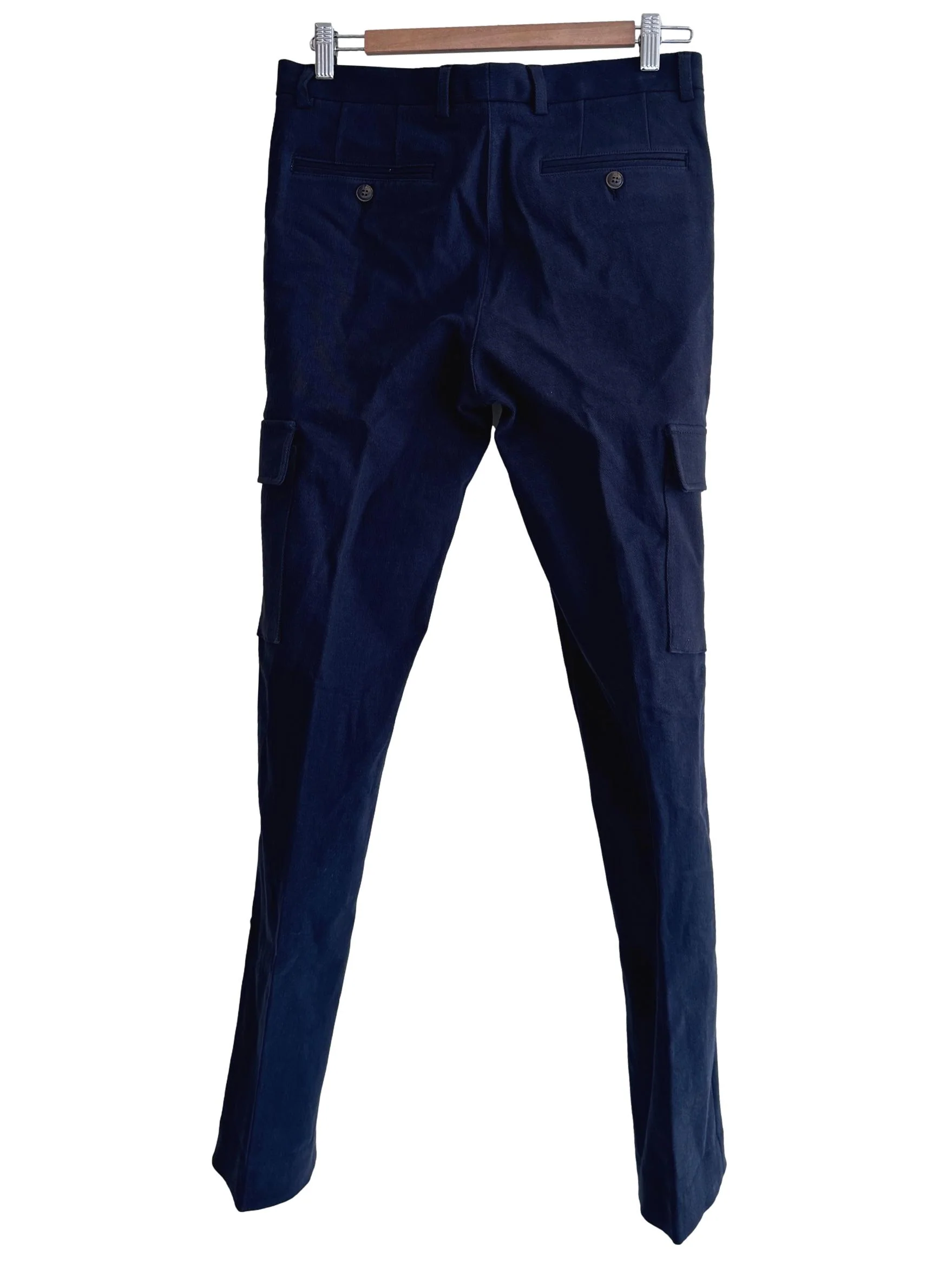 Navy Blue Cargo Pants - Image 2