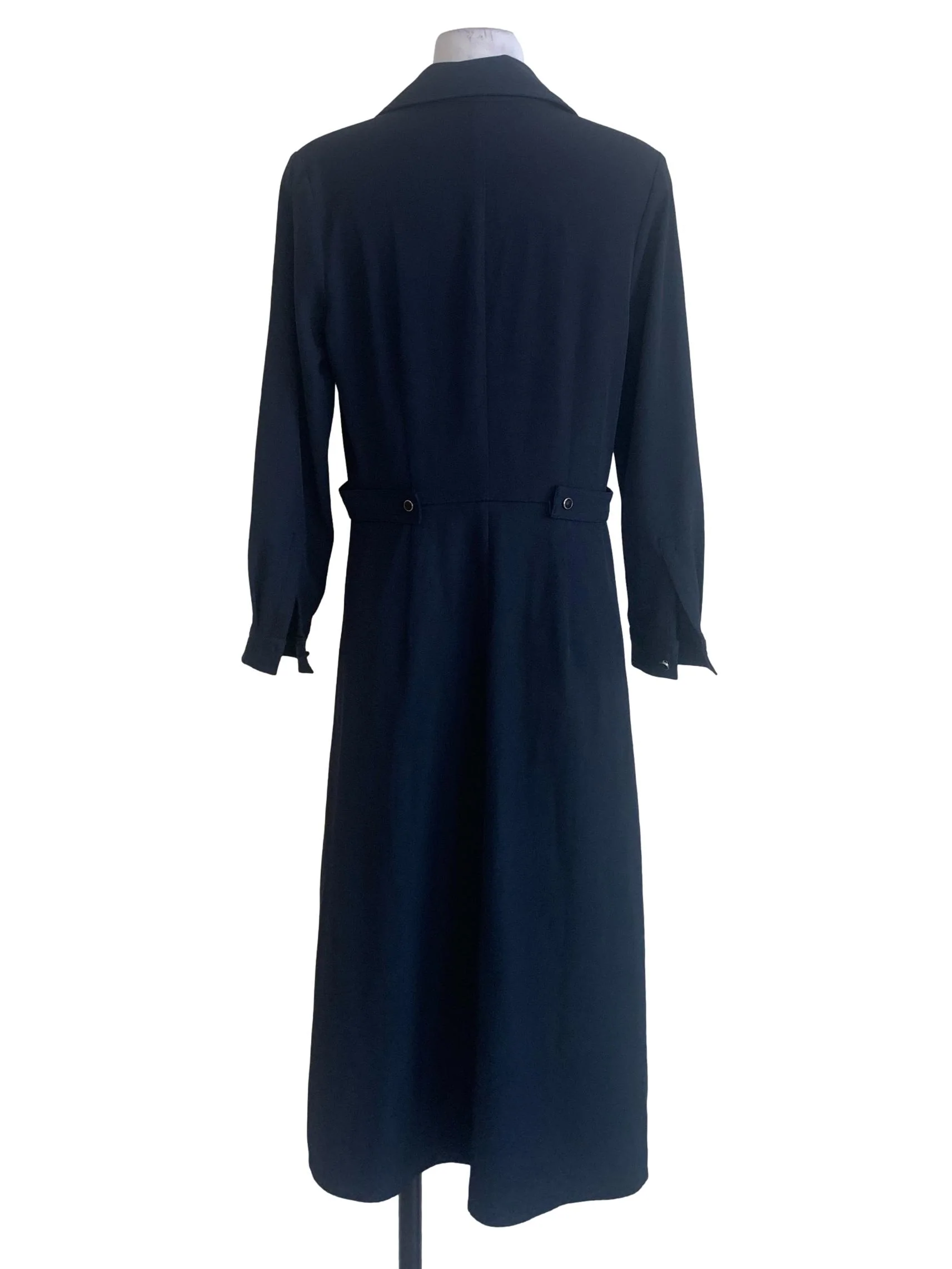 Navy Blue Long Outerwear - Image 2