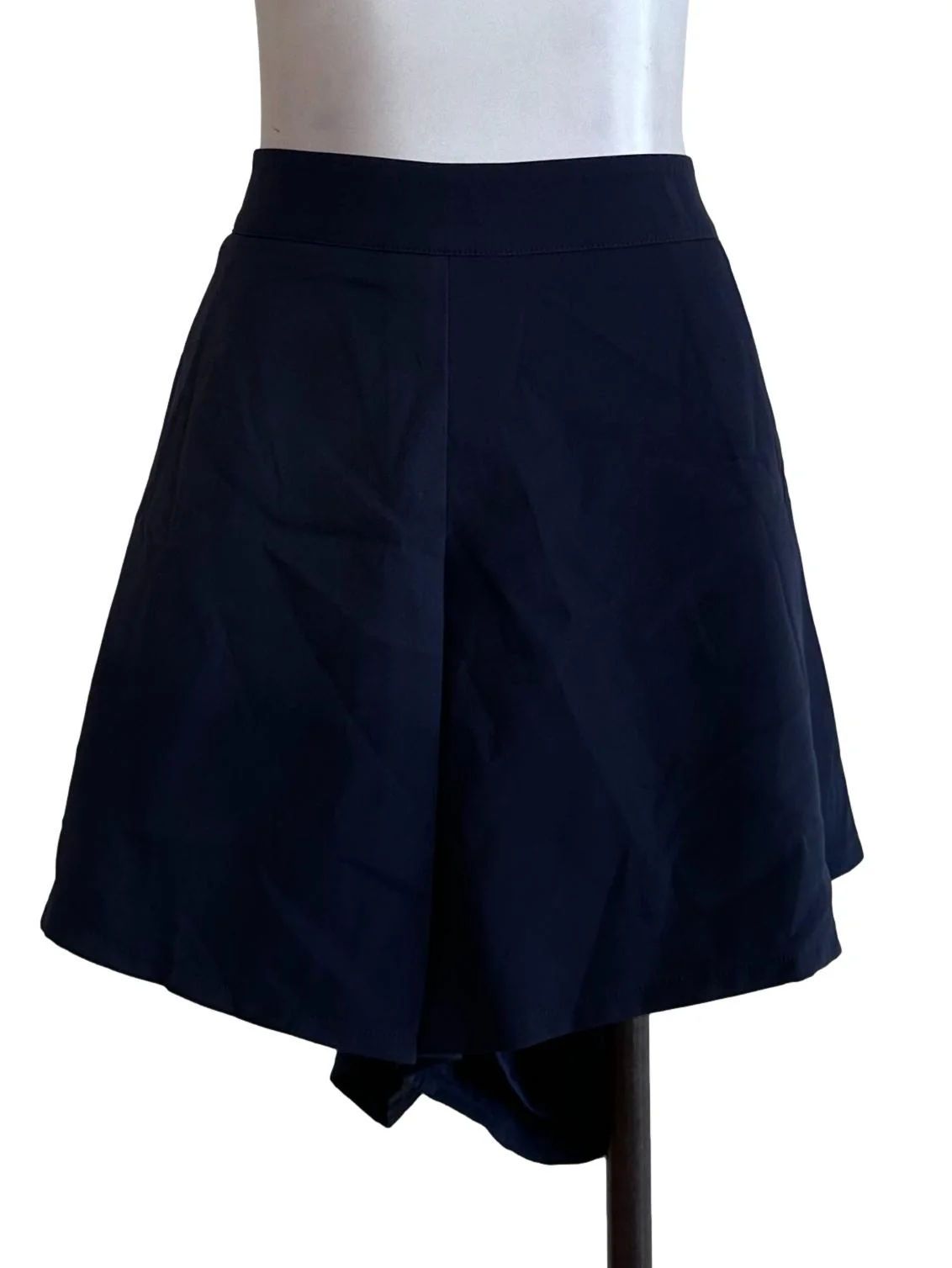 Navy Blue Plain Skorts