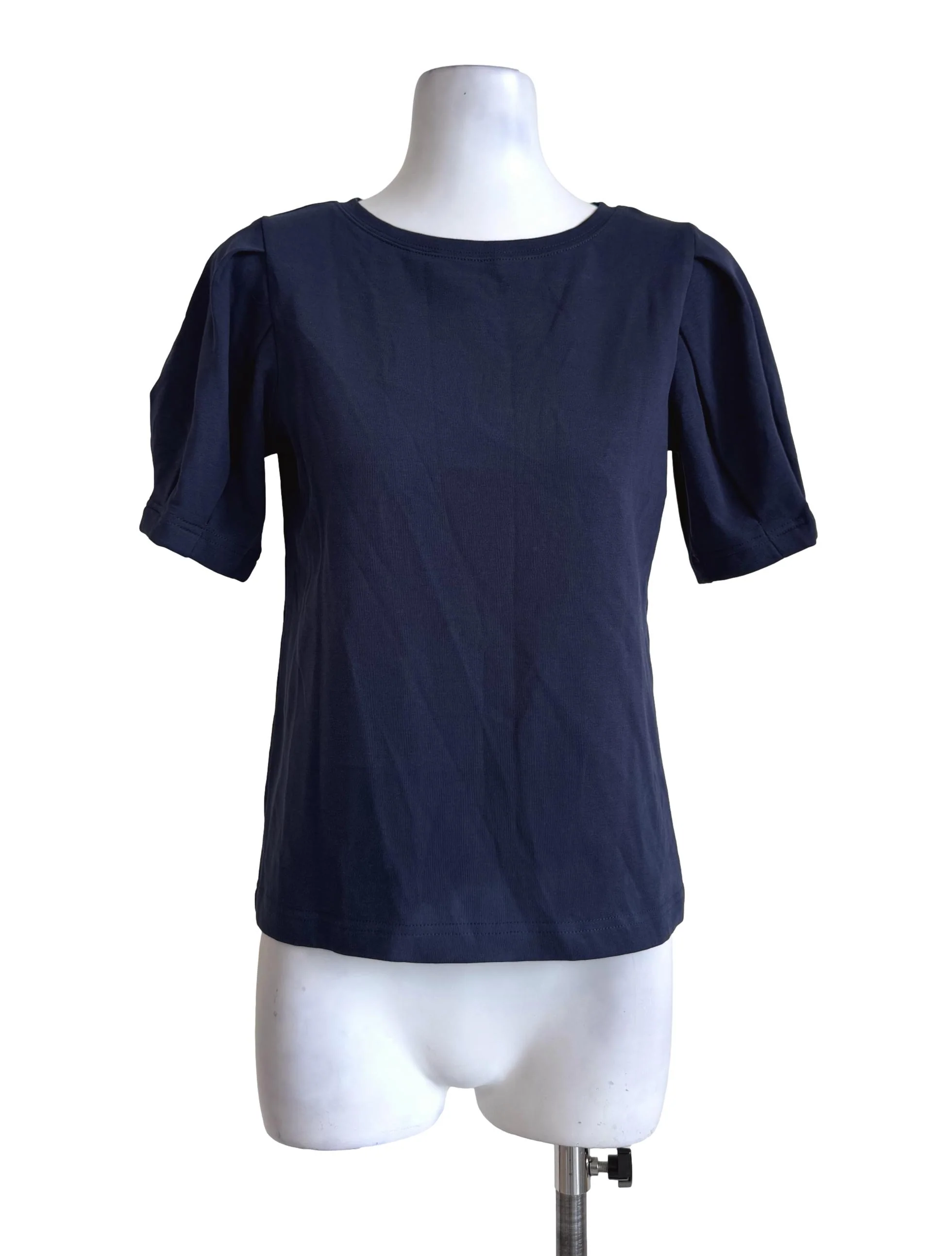 Navy Blue Round Neck Shirt