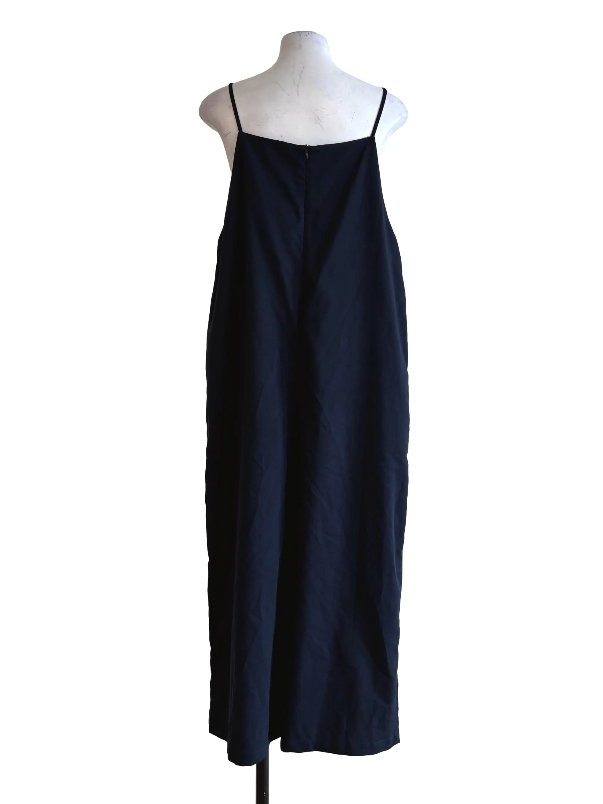 Navy Blue Spaghetti Strap Jumpsuit - Image 2