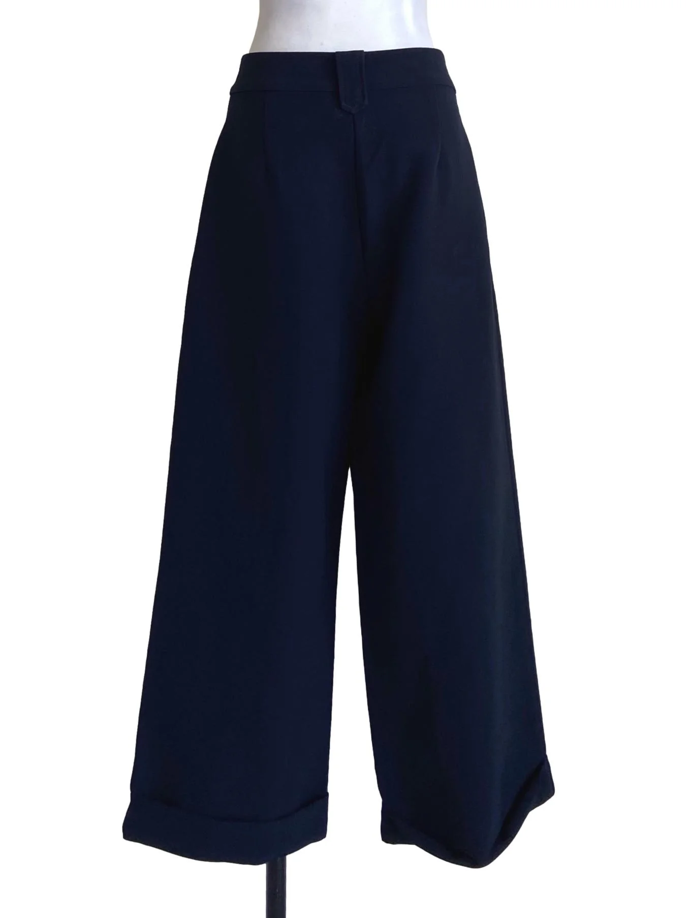 Navy Blue Twill Formal Pants YHF - Image 2