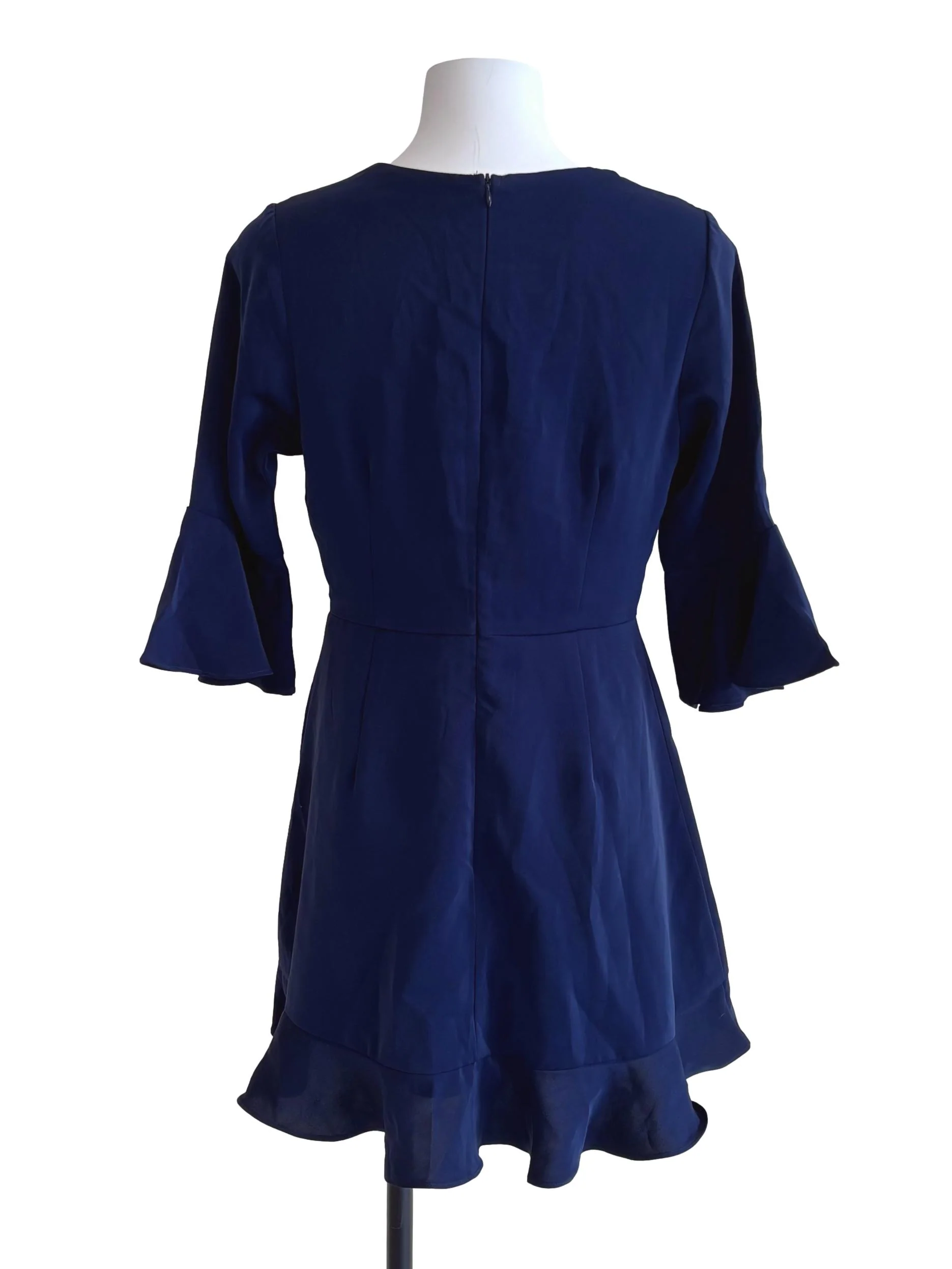 Navy Blue Wrap Romper TTR - Image 2